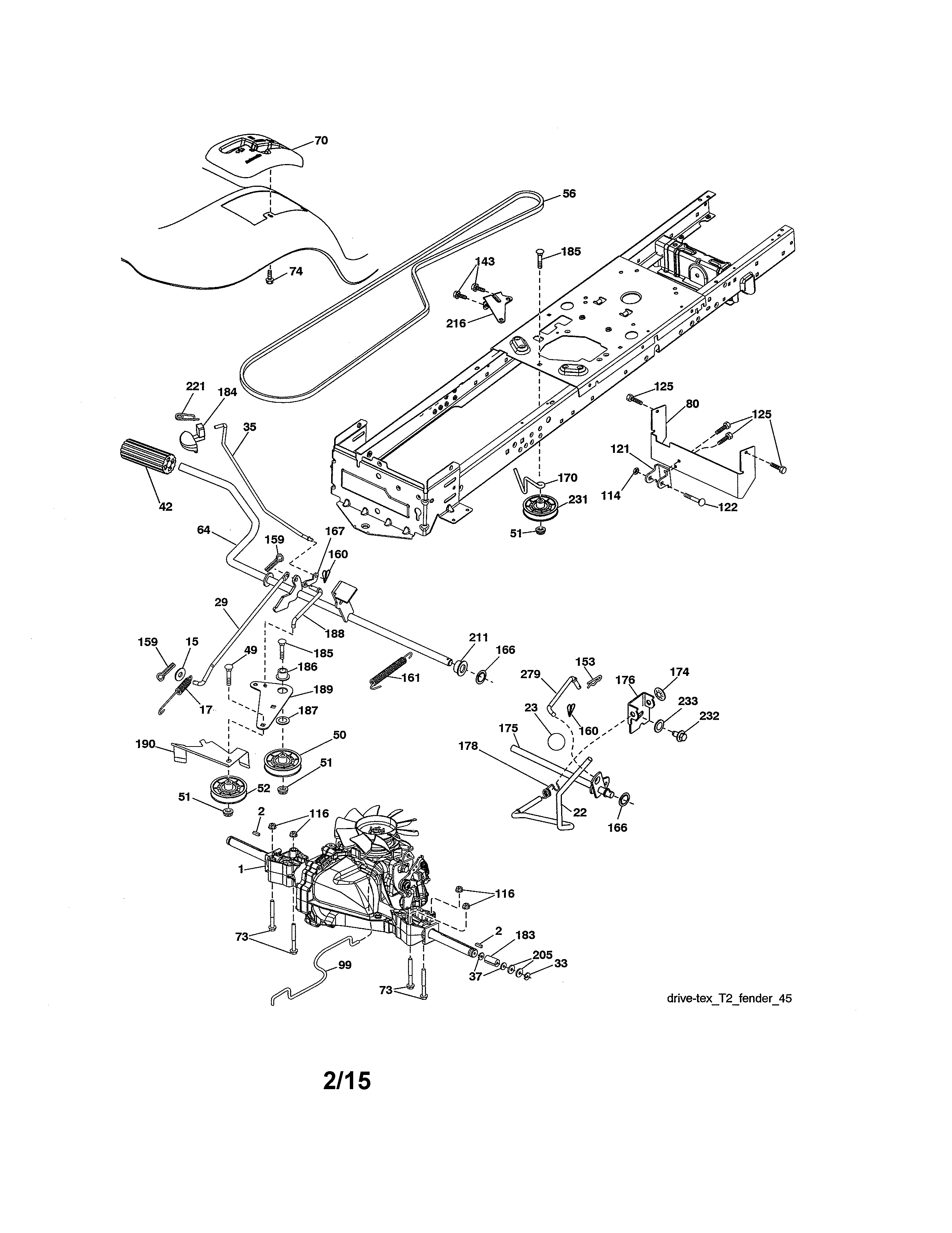 Craftsman 917203840 ground drive diagram