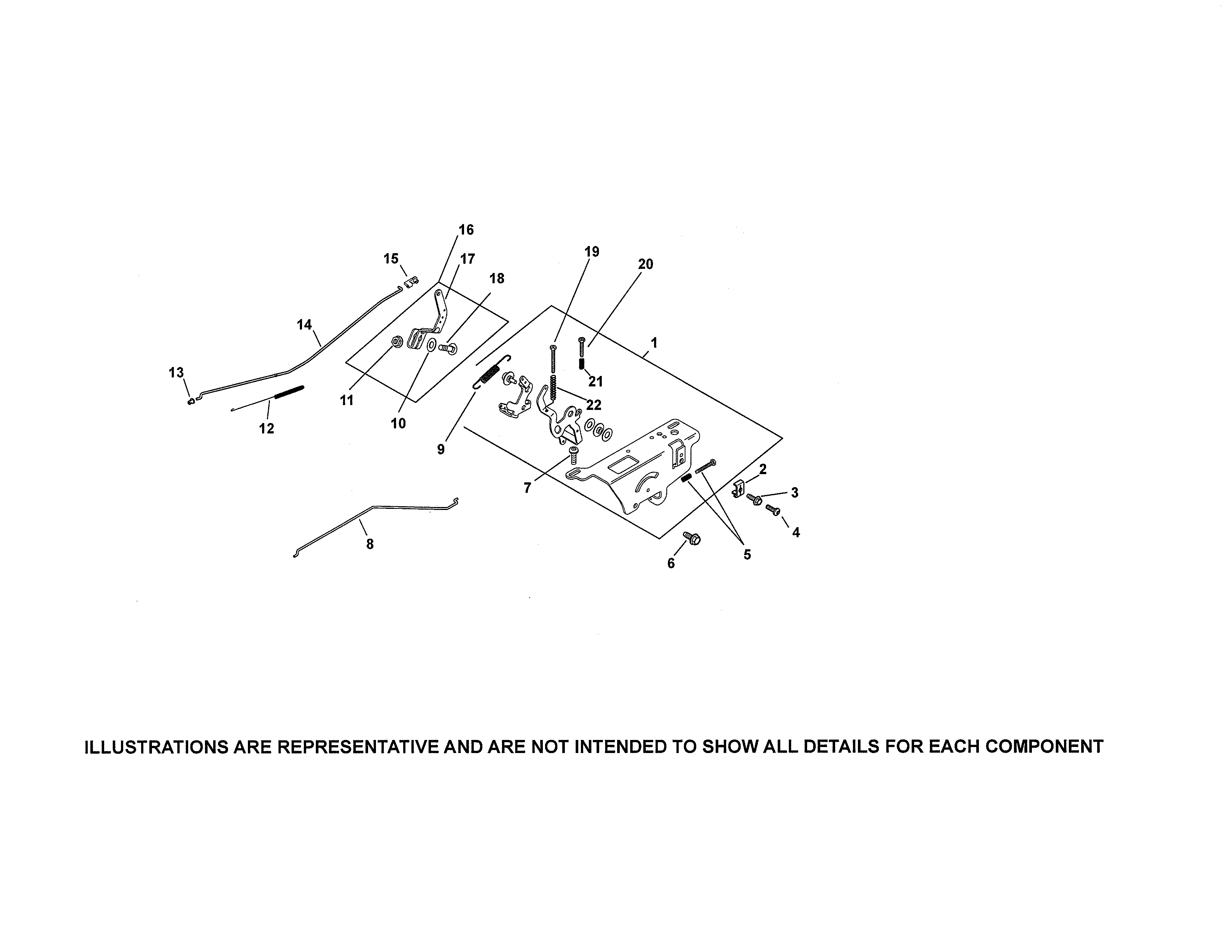 Craftsman 917203780 engine controls diagram