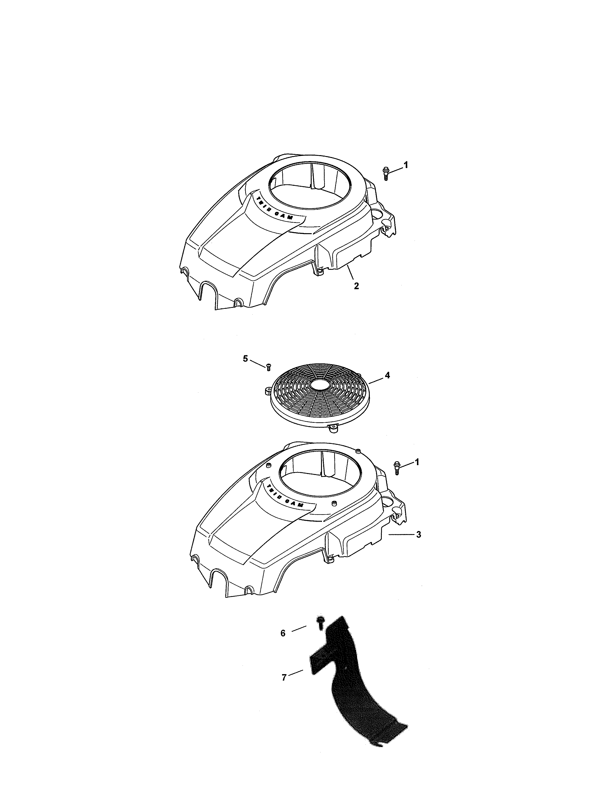 Craftsman 917203780 blower housing diagram