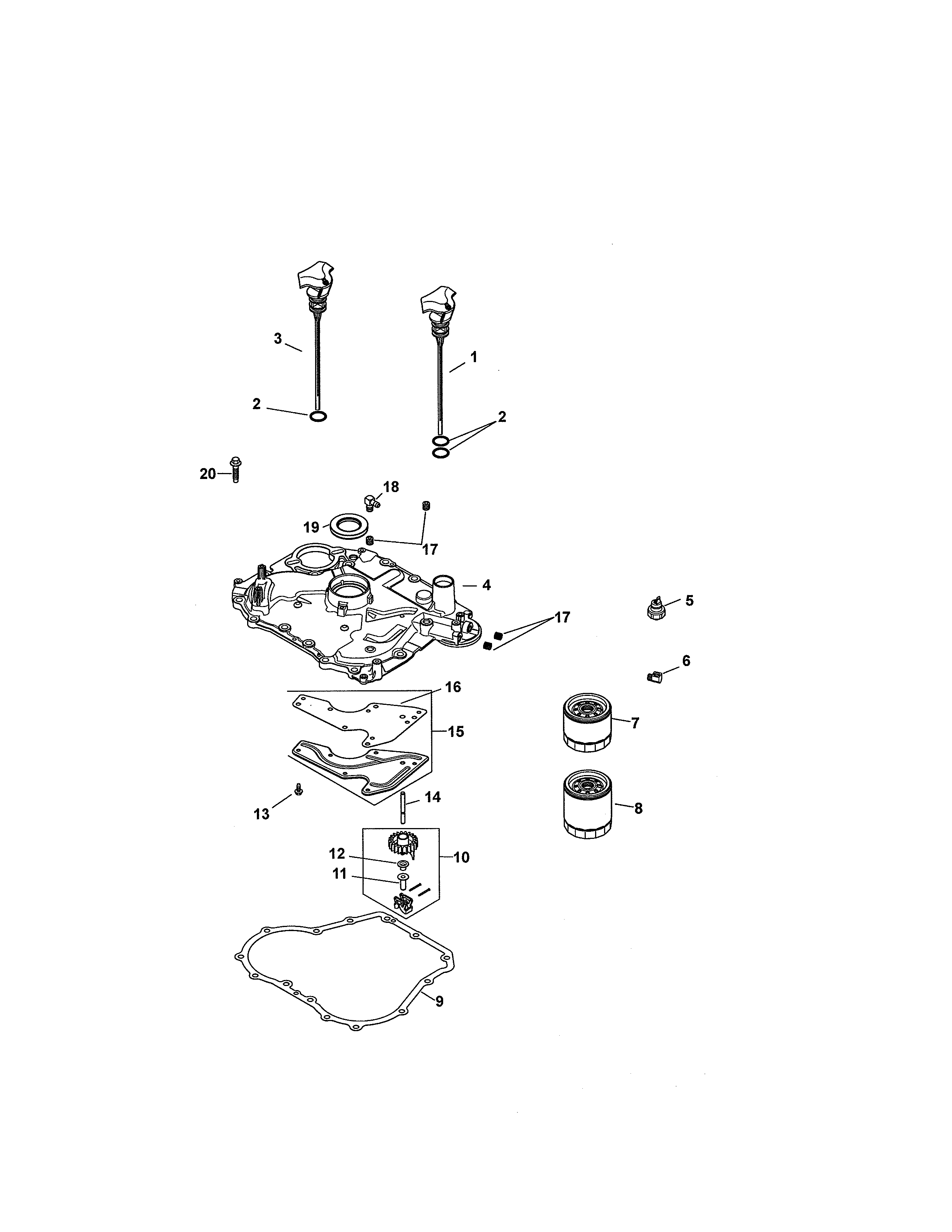 Craftsman 917203780 lubrication diagram