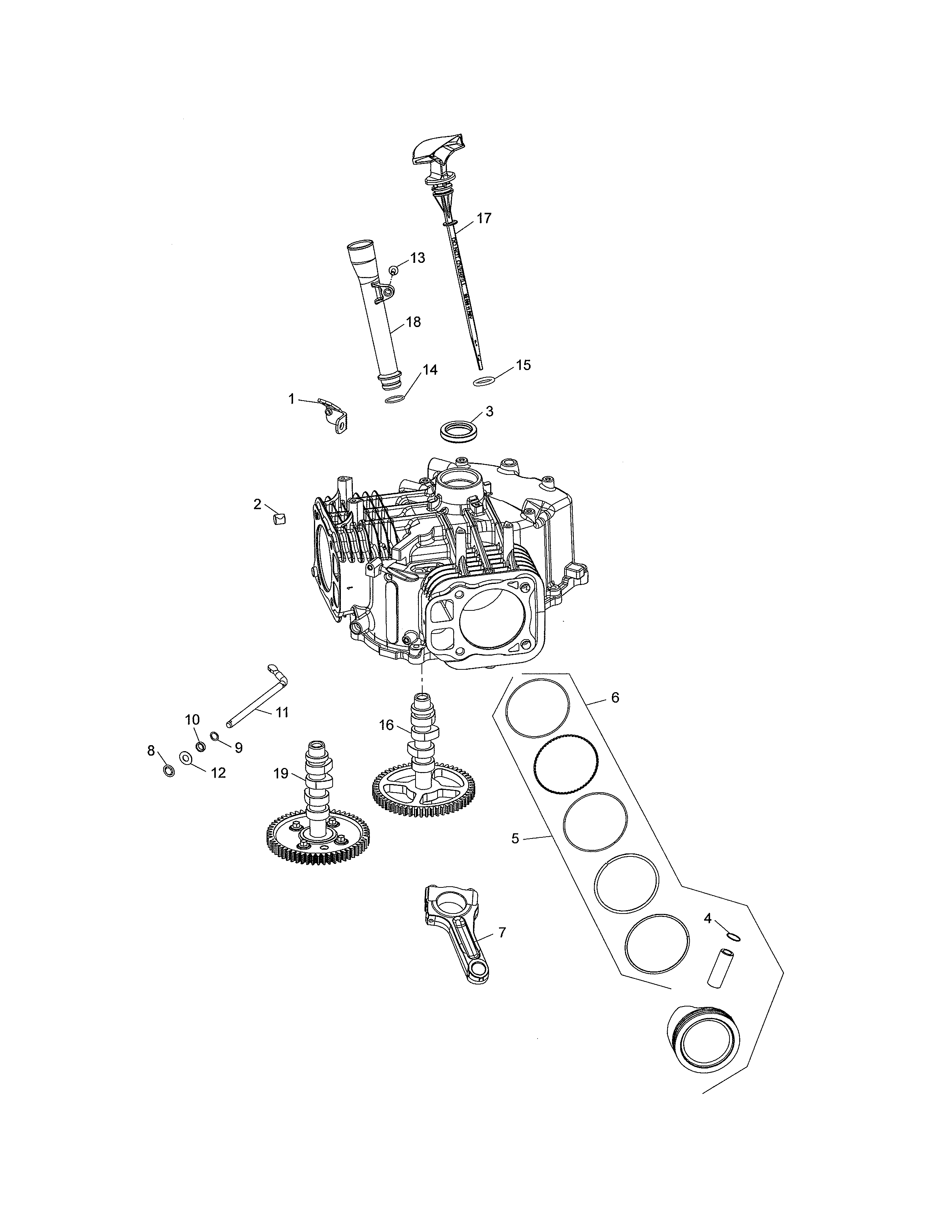 Craftsman 917986441 crankcase diagram