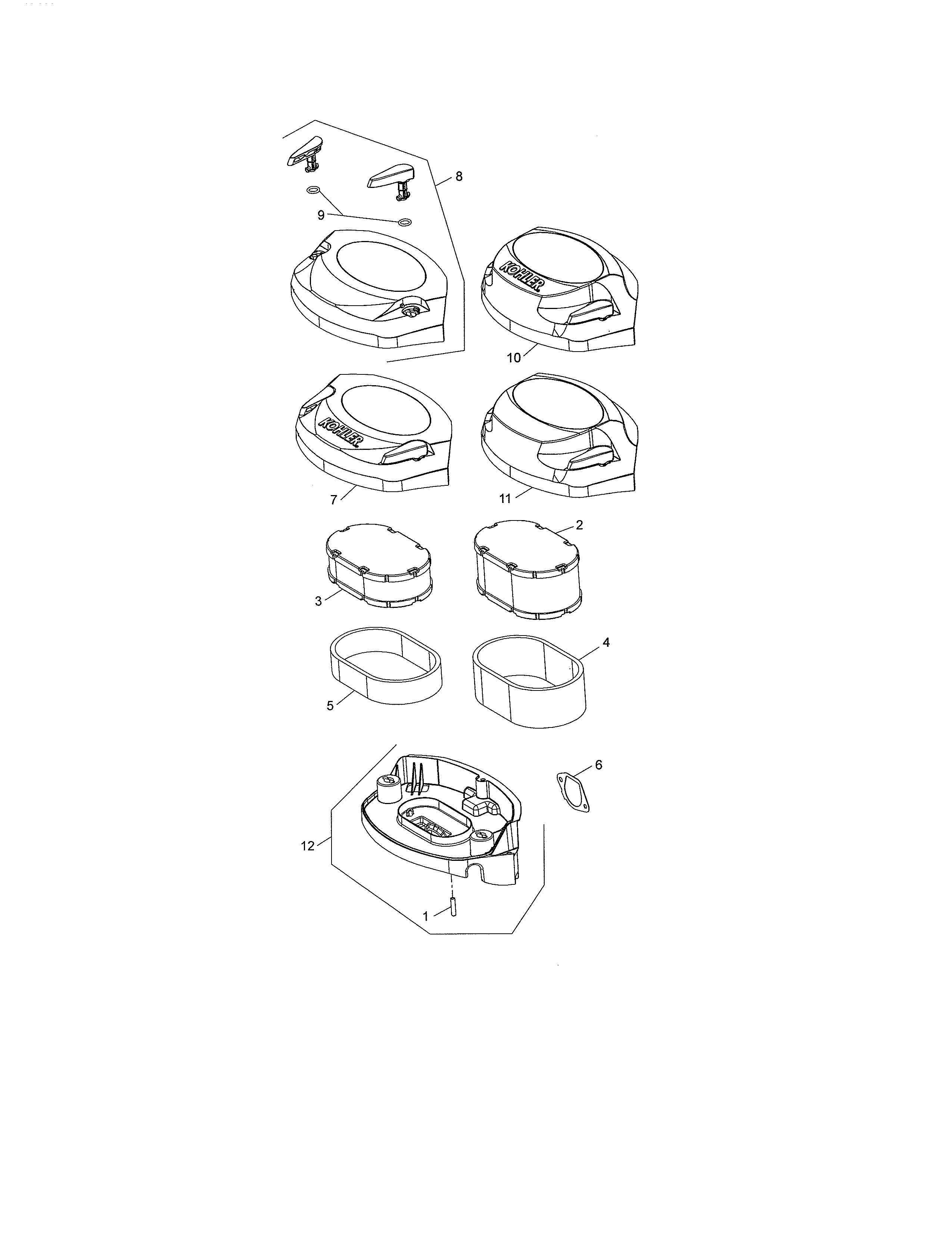 Craftsman 917986441 air intake diagram