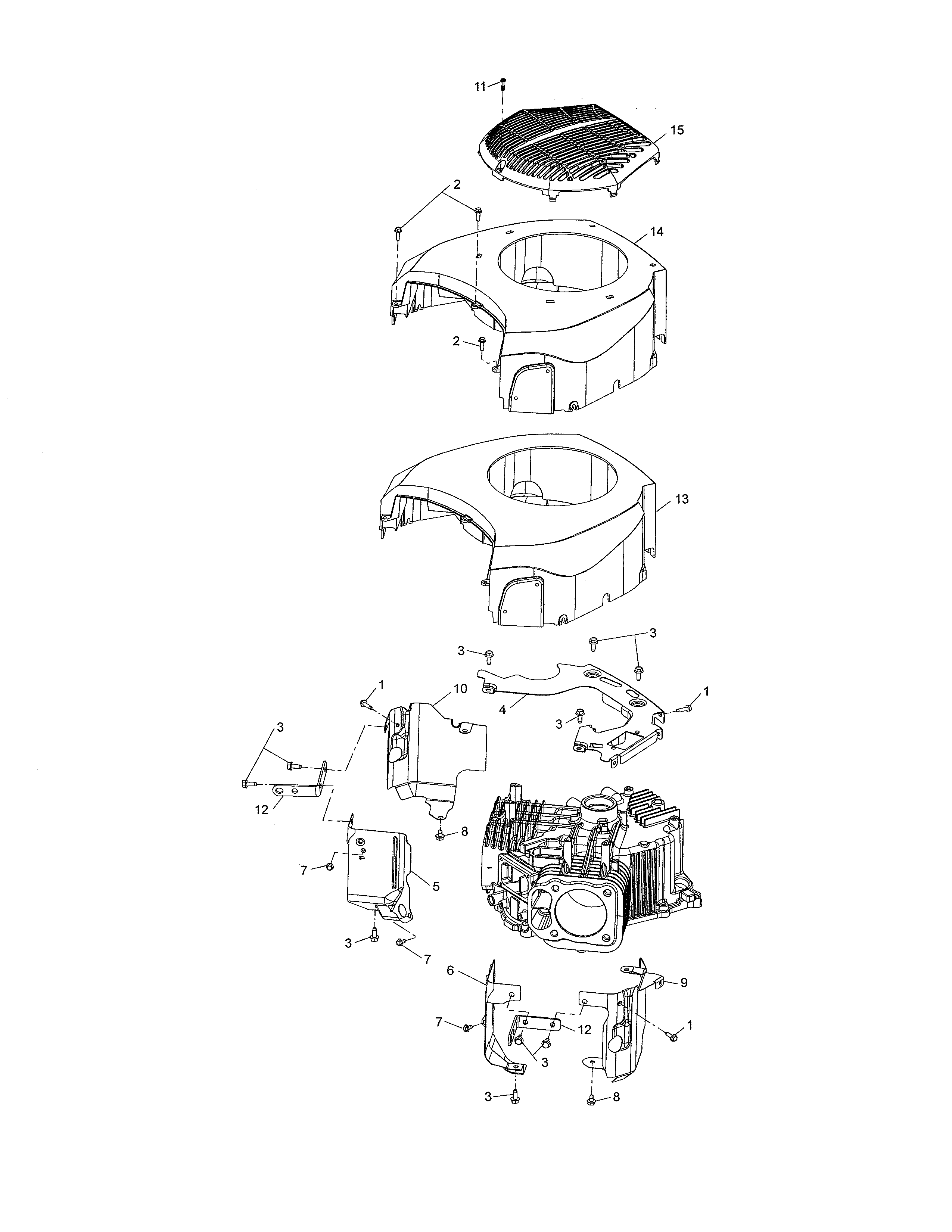 Craftsman 917986451 blower housing diagram