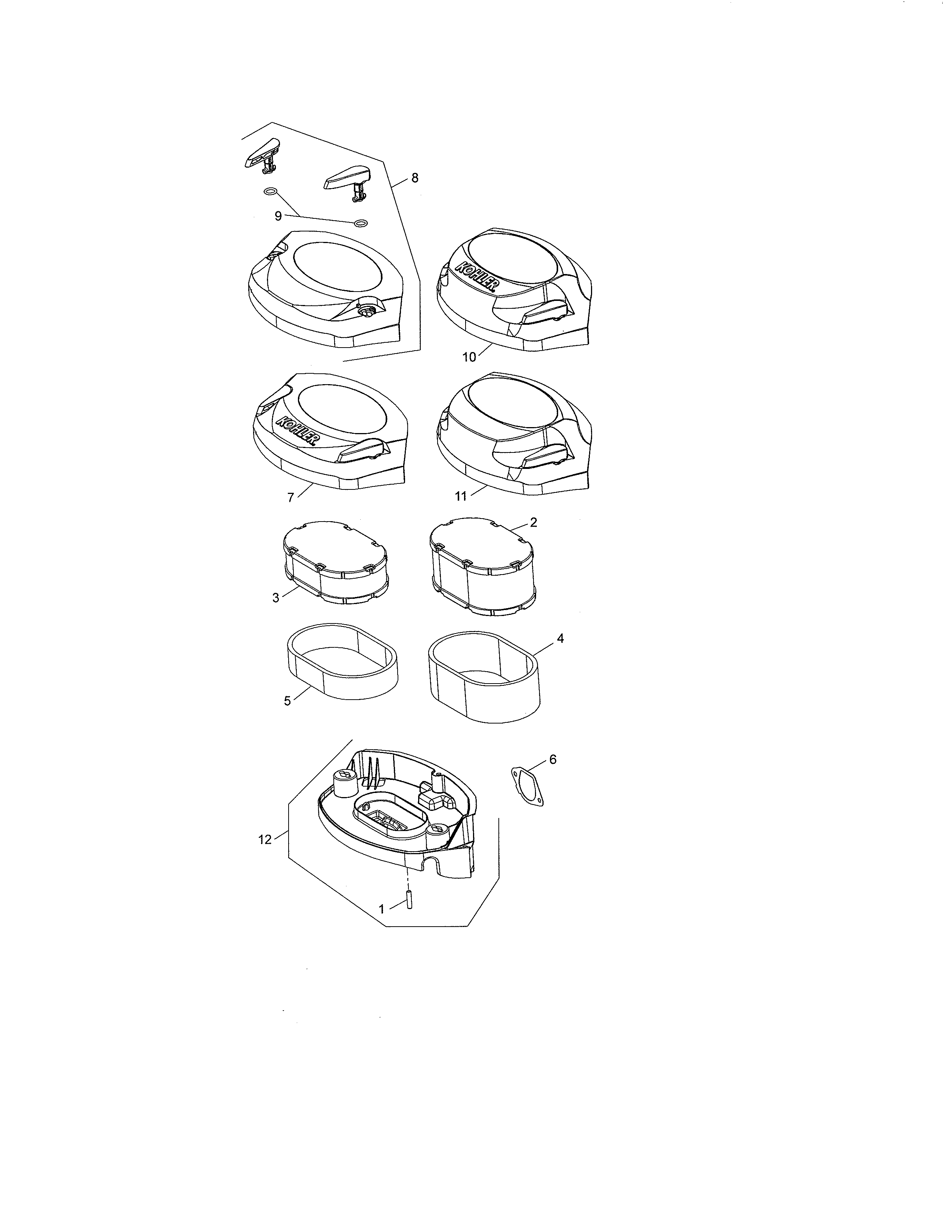Craftsman 917986451 air intake diagram