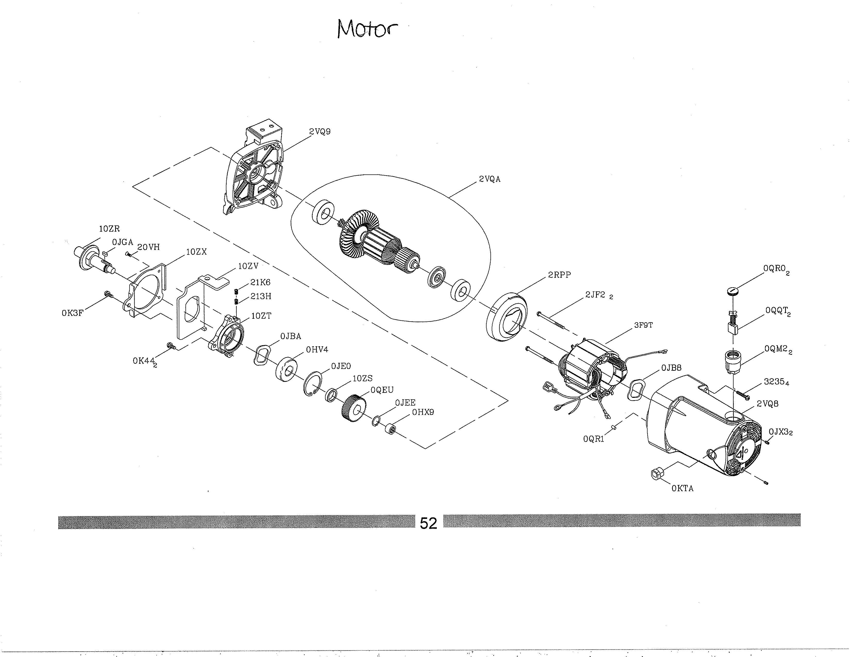 Craftsman 137415020 motor diagram