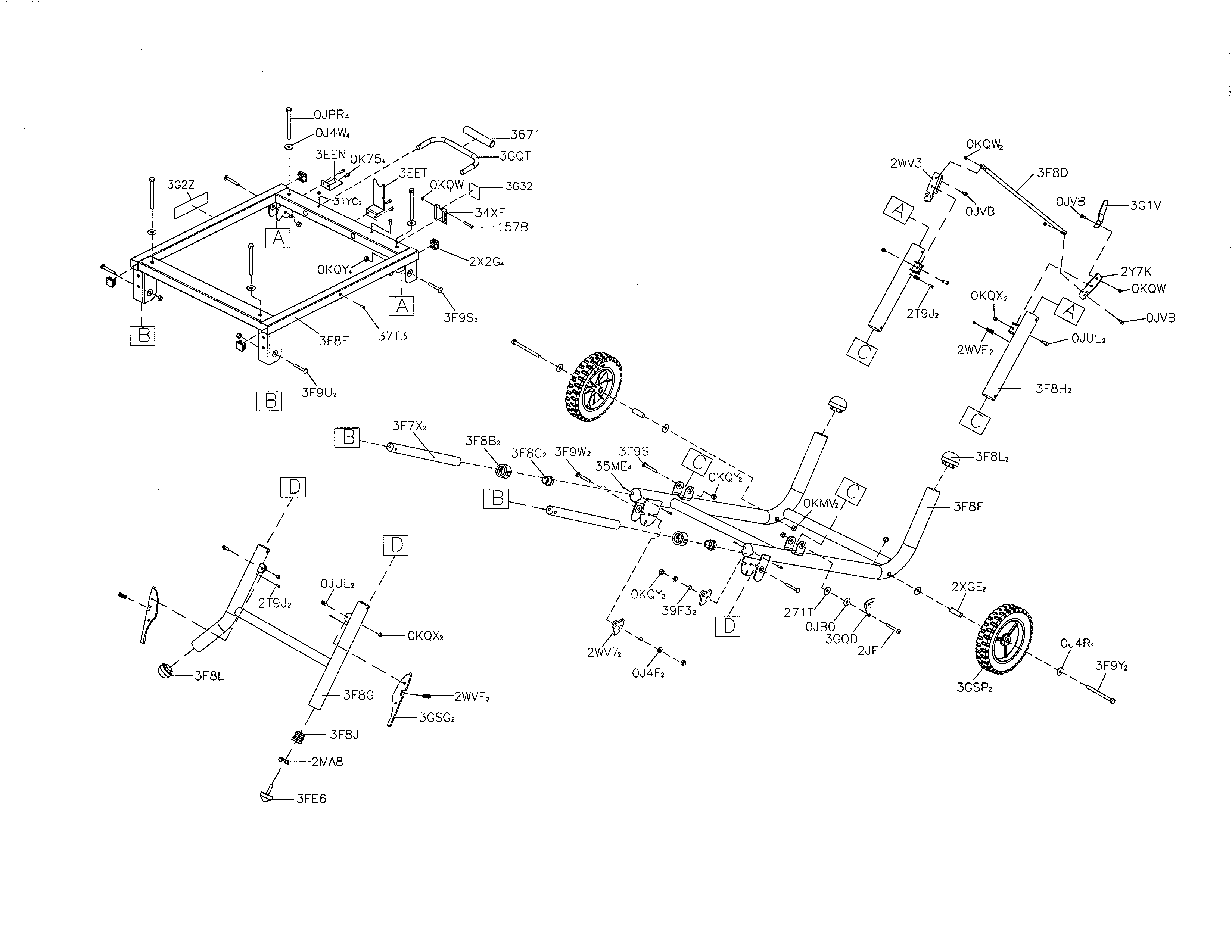 Craftsman 137415020 stand diagram