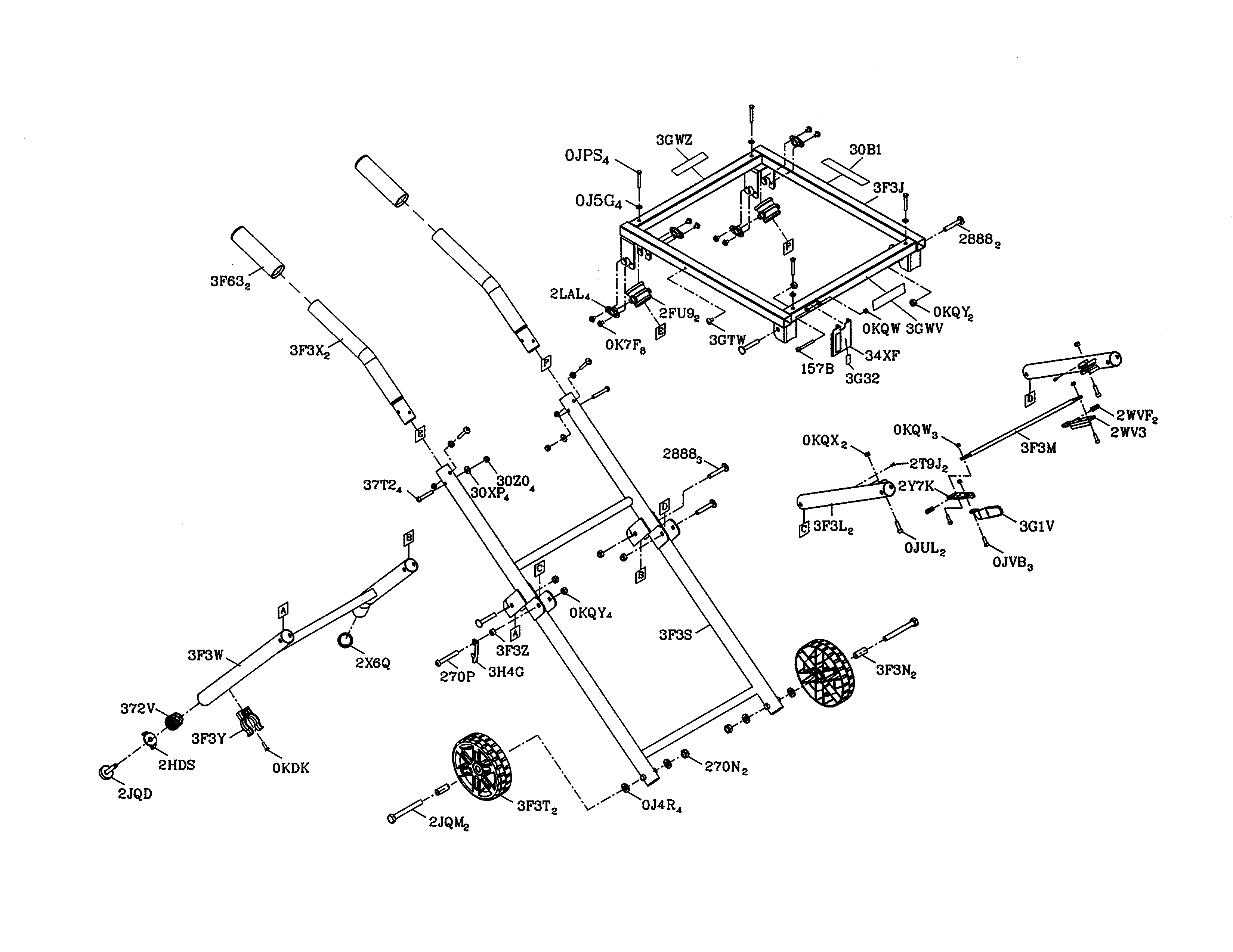 Craftsman 137415030 stand diagram