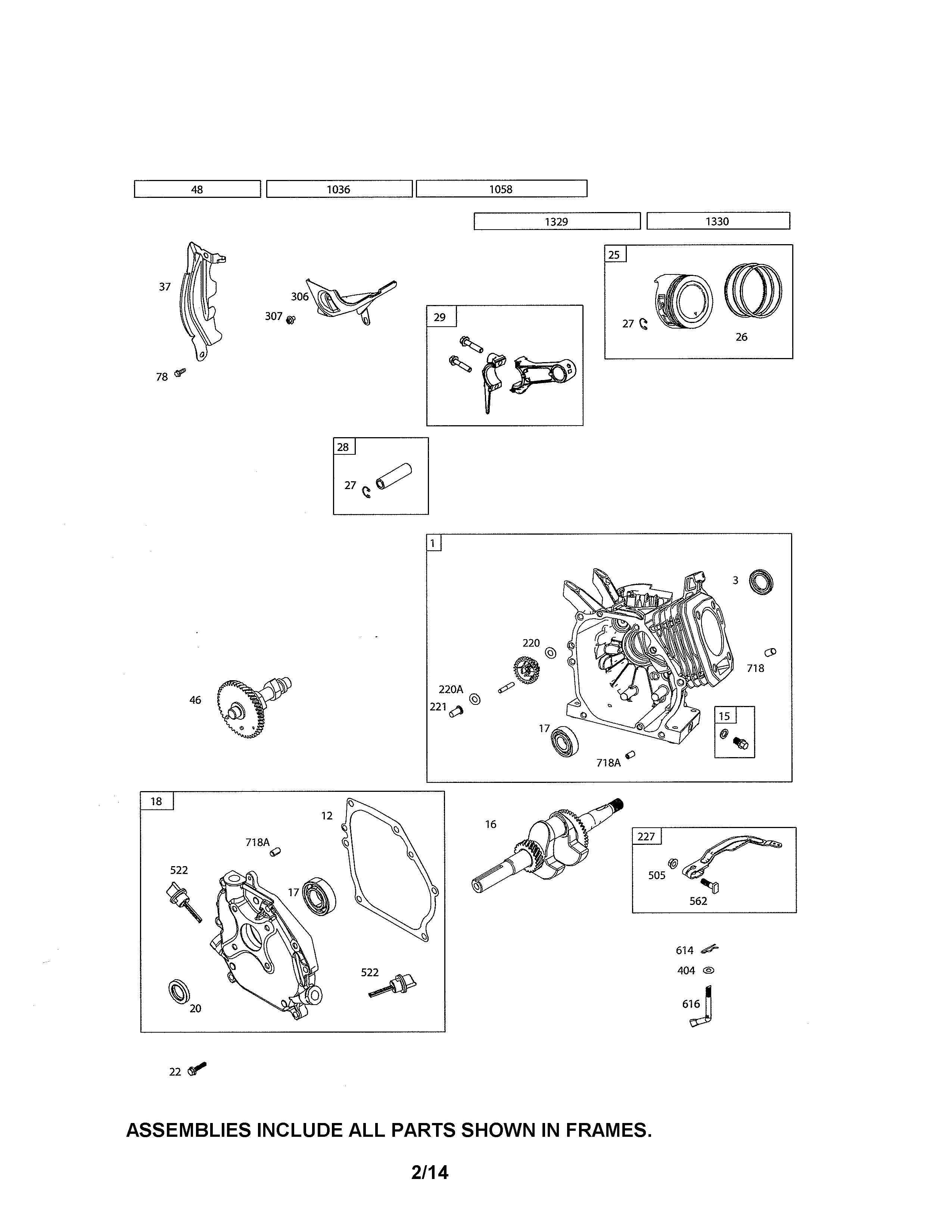 Craftsman 917992060 cylinder/crankcase/crankshaft diagram