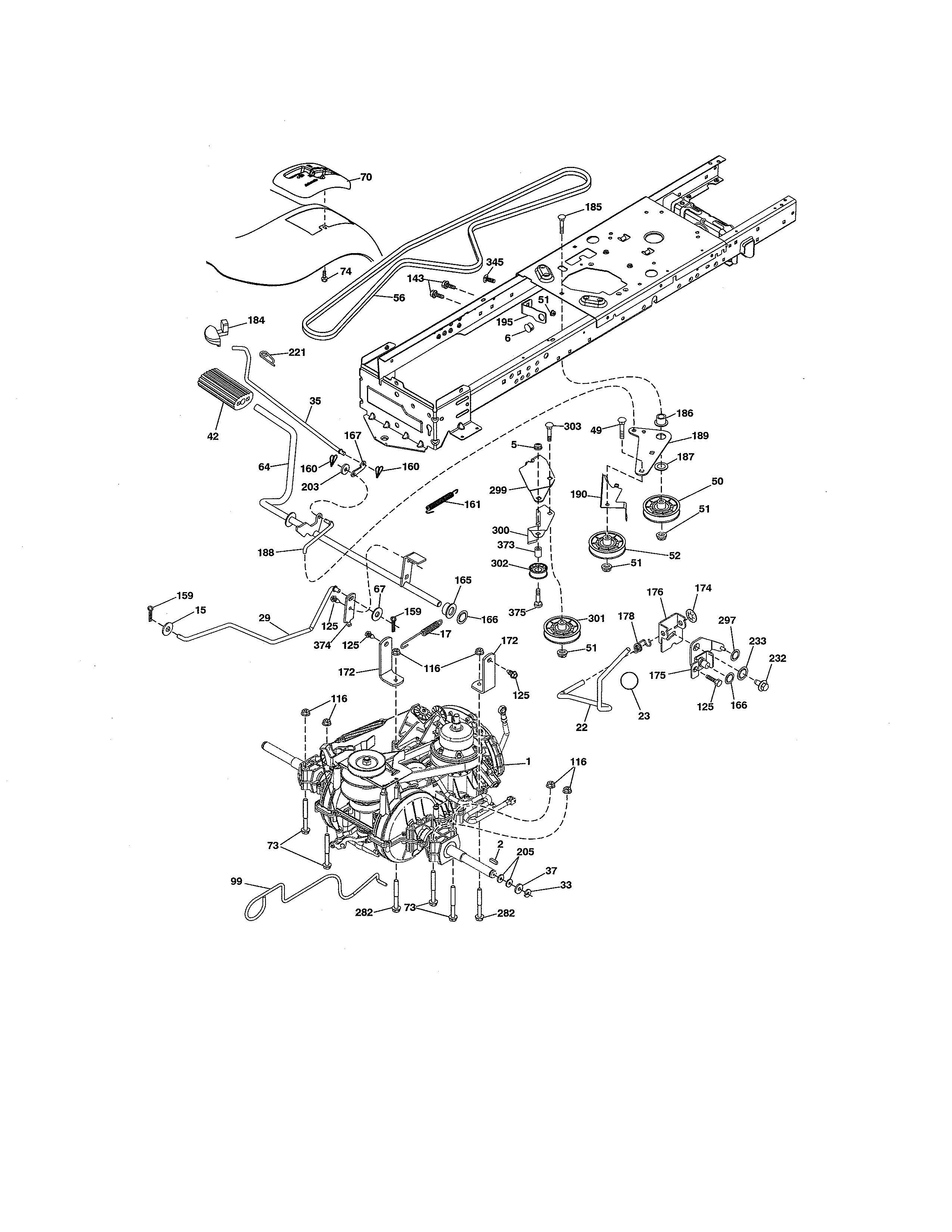 Craftsman 917203780 ground drive diagram