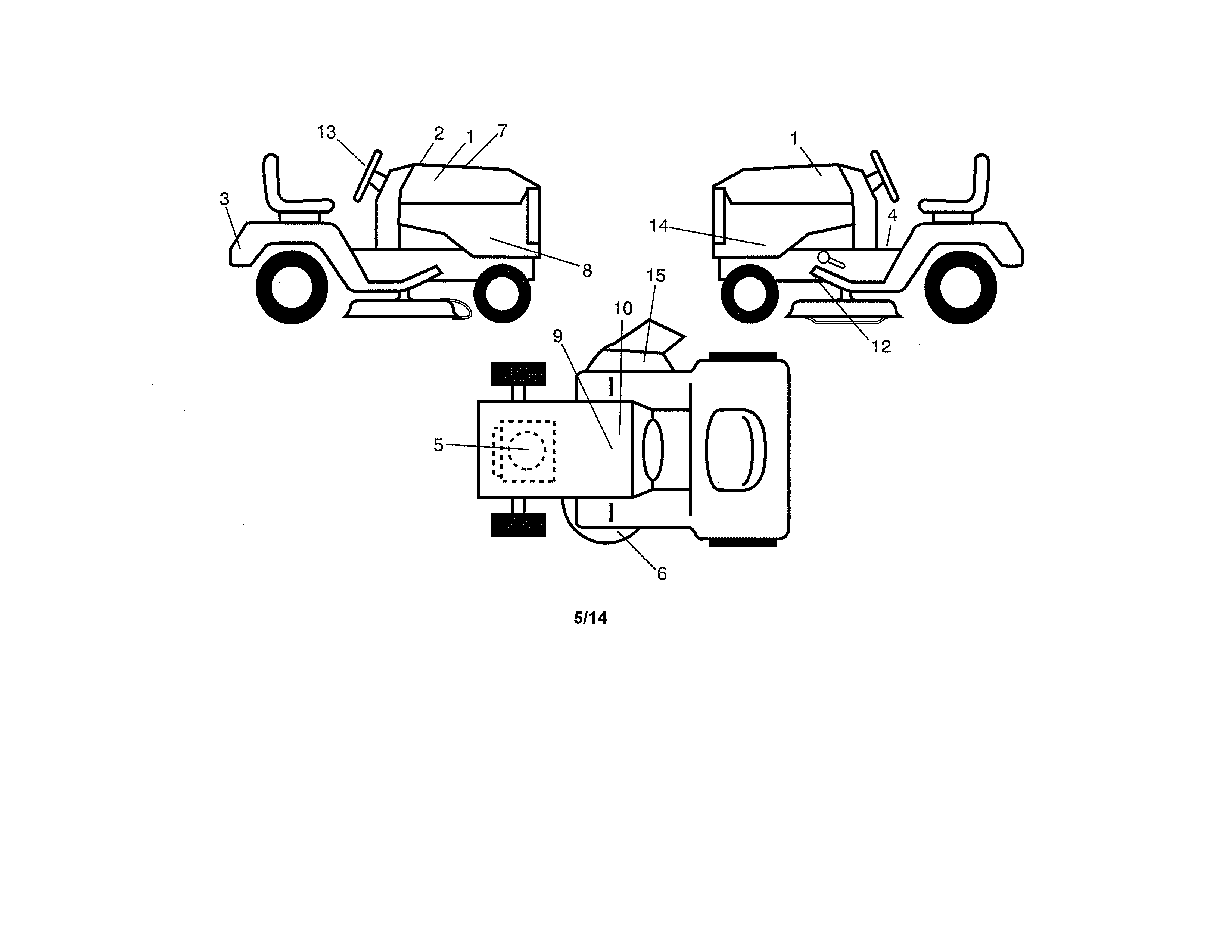 Craftsman 917203860 decals diagram
