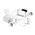 Craftsman 917375451 drive control/gear case/wheels diagram