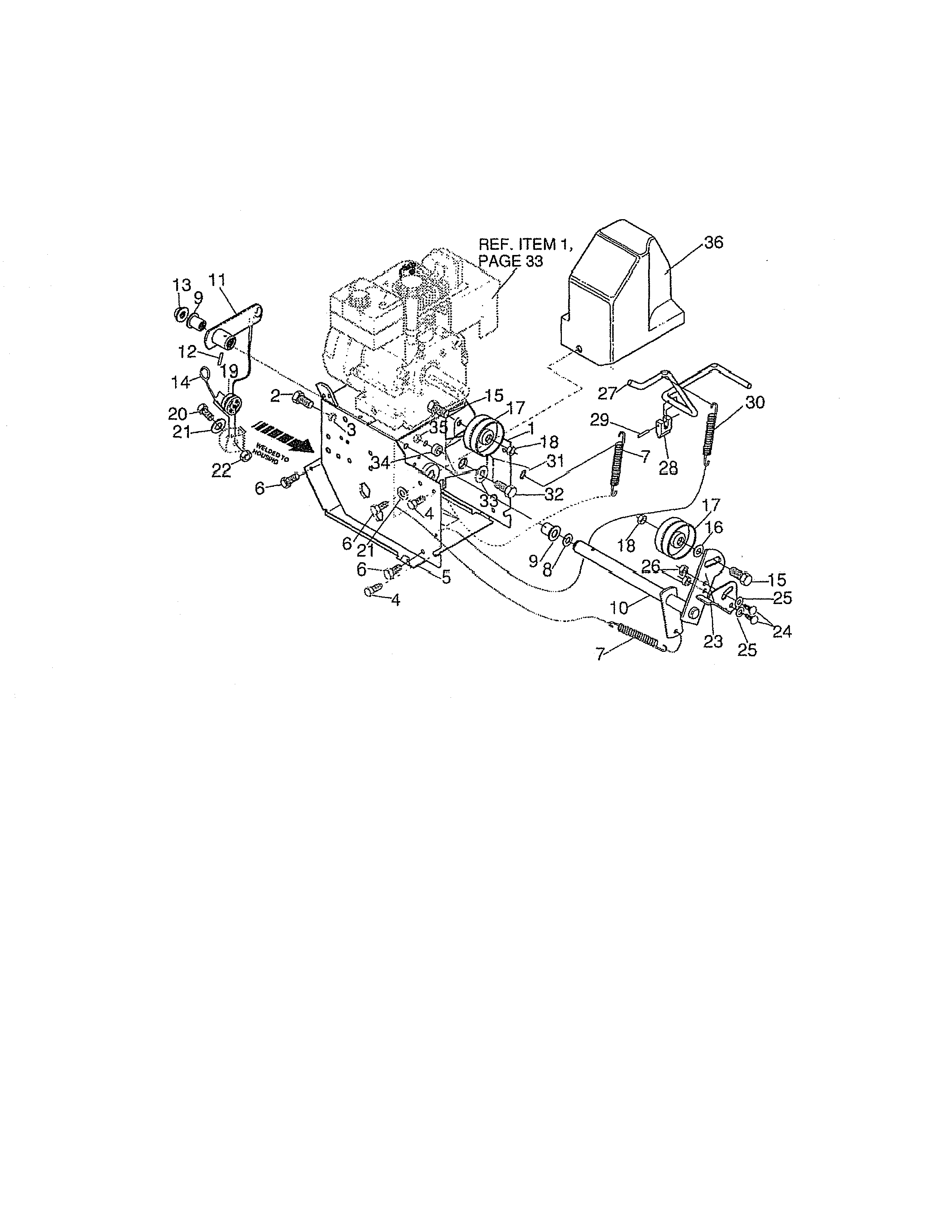 Craftsman 536885921 frame diagram