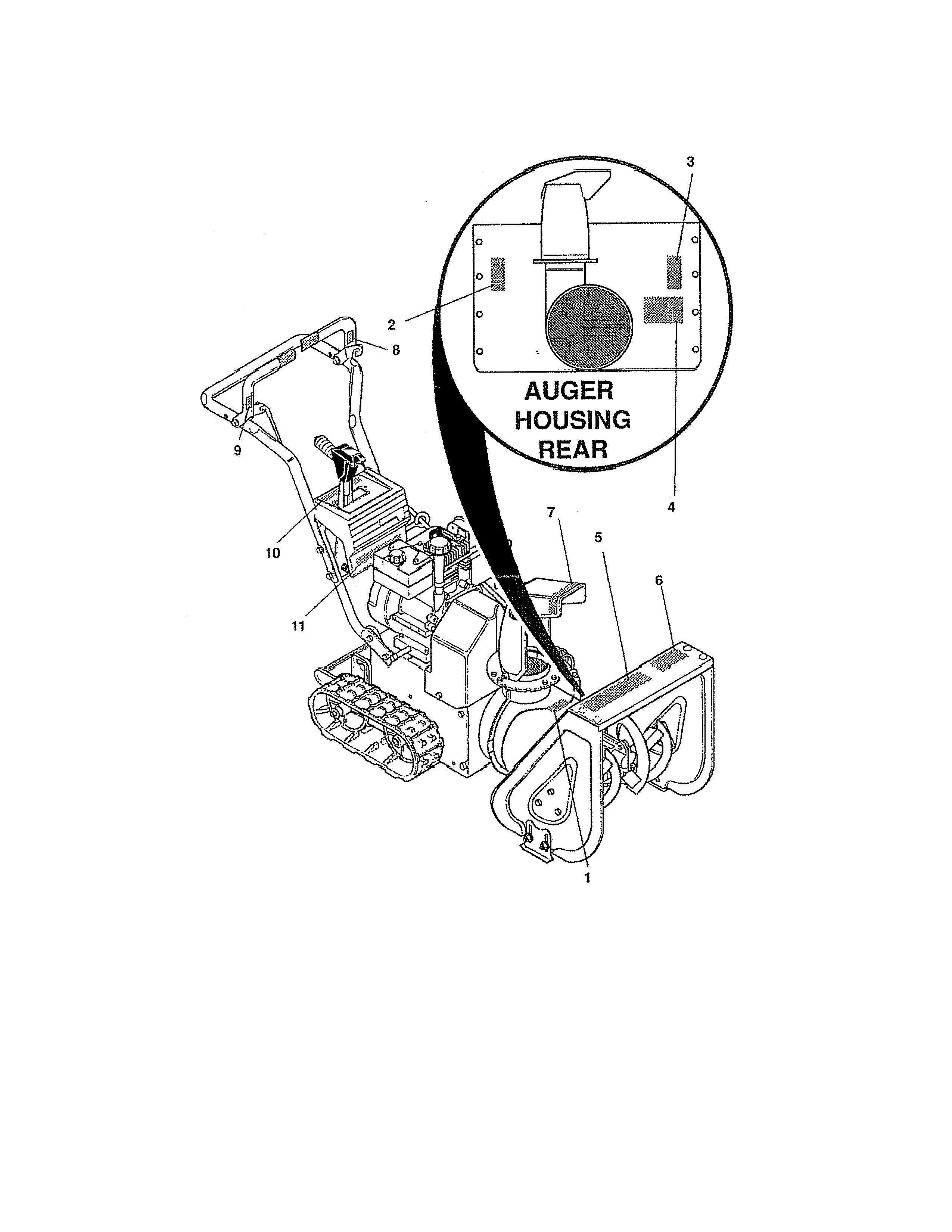 Craftsman 536885921 decals diagram