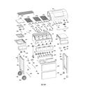 Char-Broil 463436214 gas grill diagram