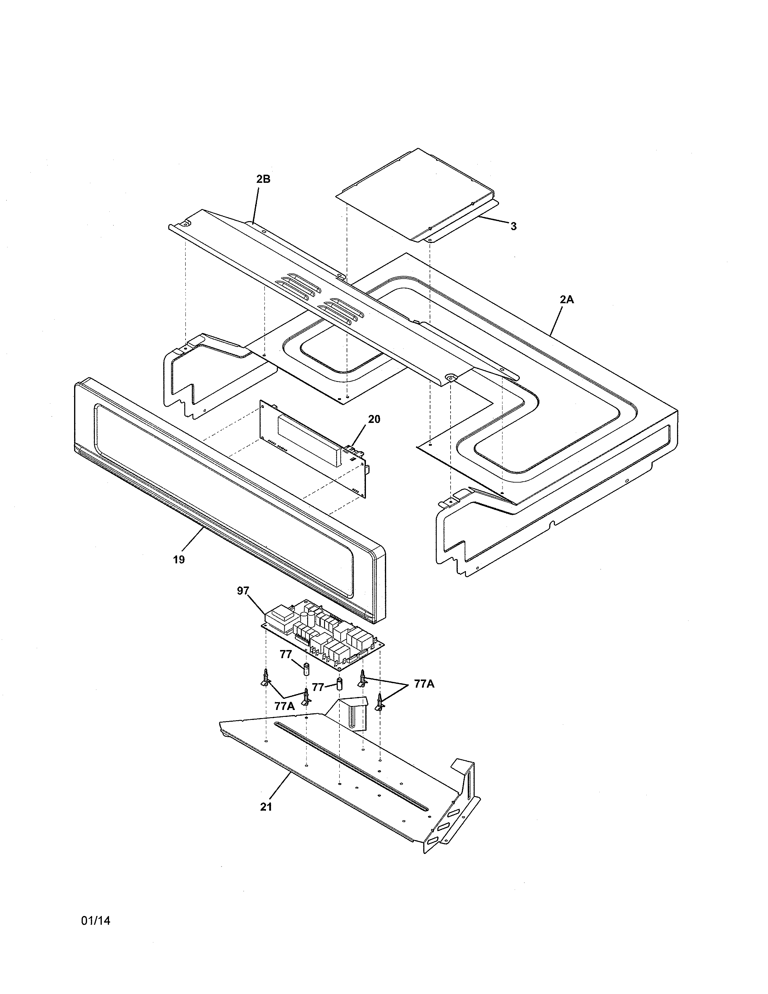 Kenmore 79049532311 control panel diagram