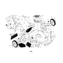 Craftsman 917375450 engine/housing/handle diagram