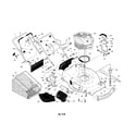 Craftsman 917370880 engine/housing/handle diagram