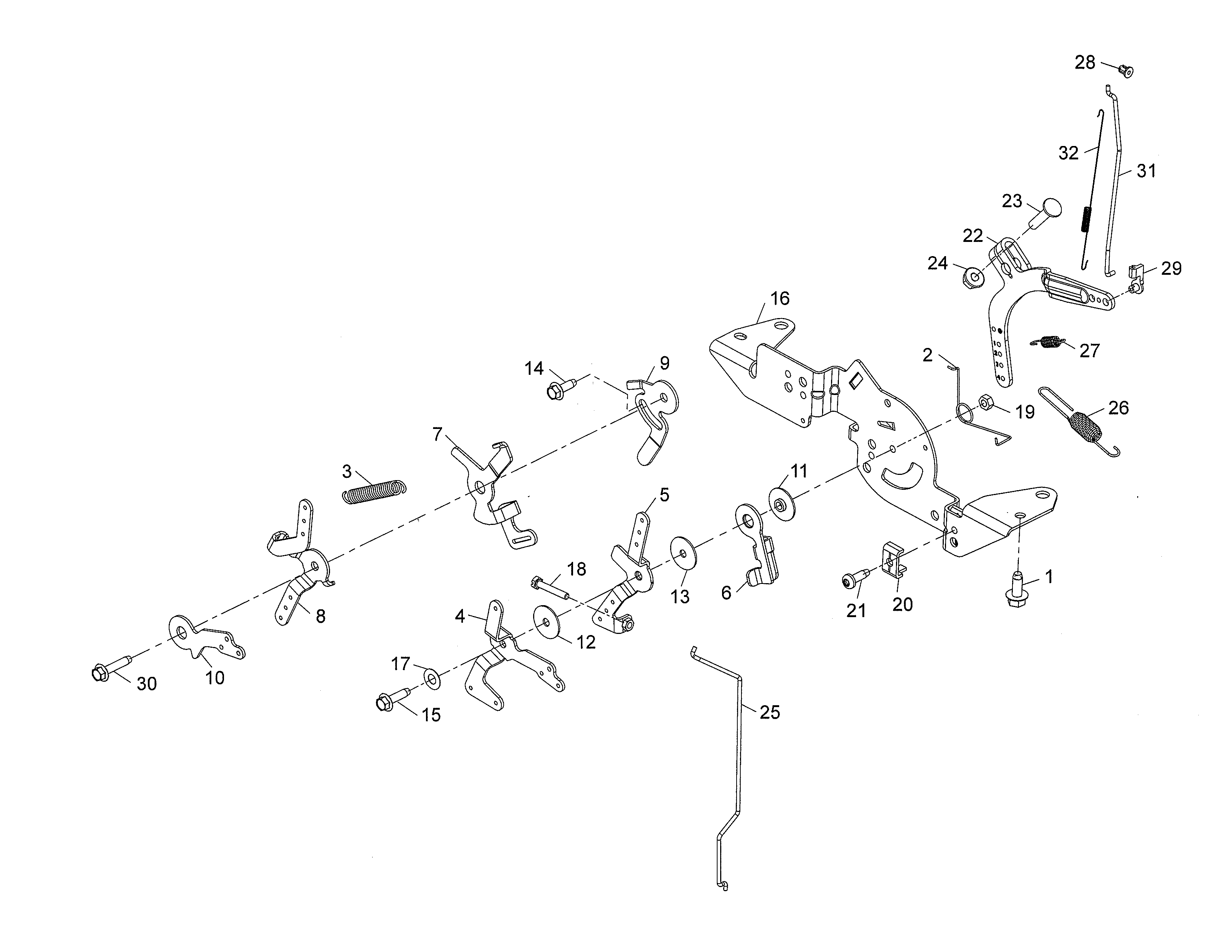 Craftsman 917253715 engine controls diagram