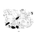 Craftsman 917370415 engine/housing/handle diagram