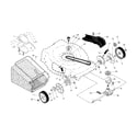 Craftsman 917370444 drive control/gear case/wheels diagram