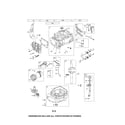 Craftsman 917370444 cylinder/crankshaft/sump diagram
