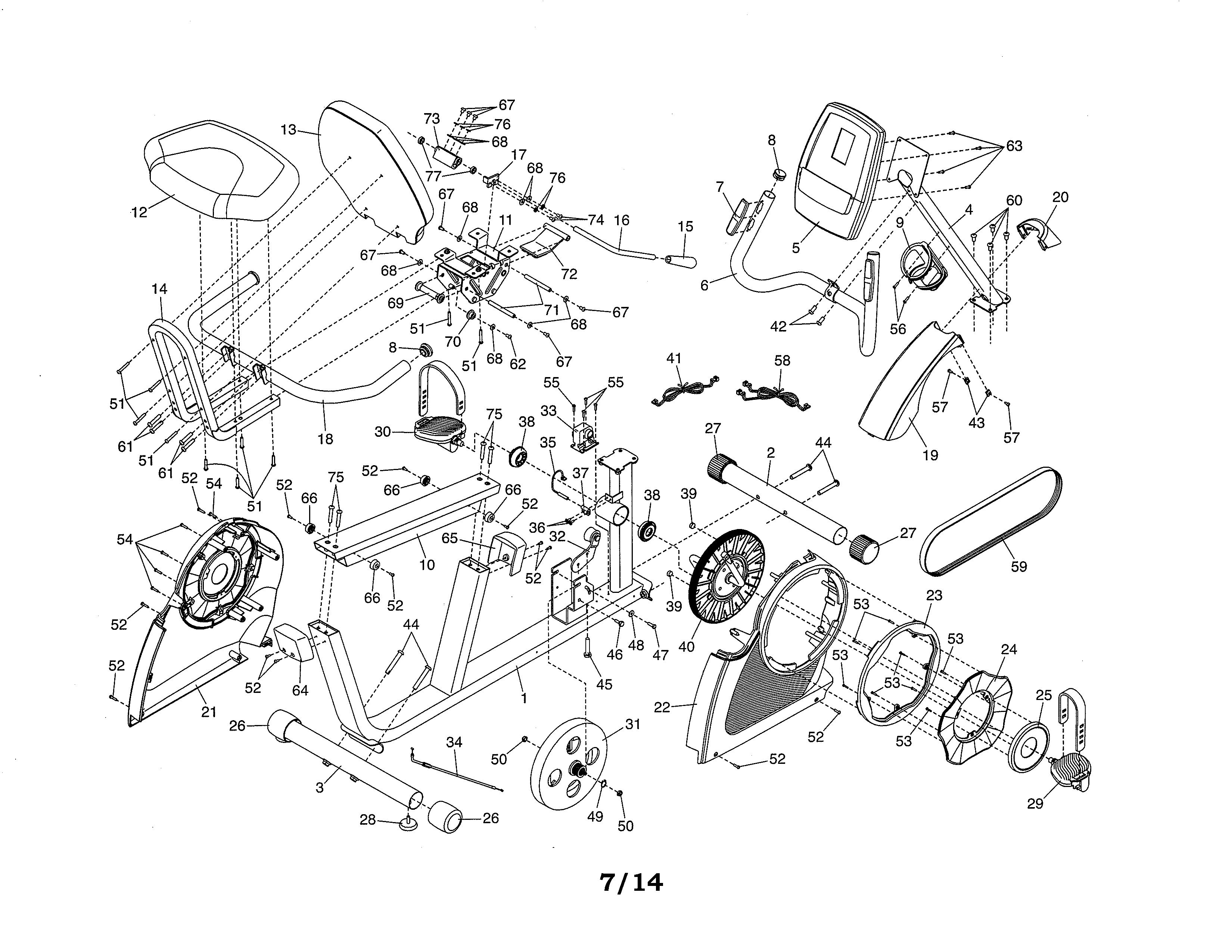 Proform 831218332 cycle diagram