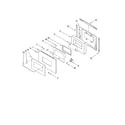 Maytag CWE5800ACB25 lower oven door diagram
