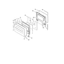 Maytag CWE5800ACB25 upper oven door diagram