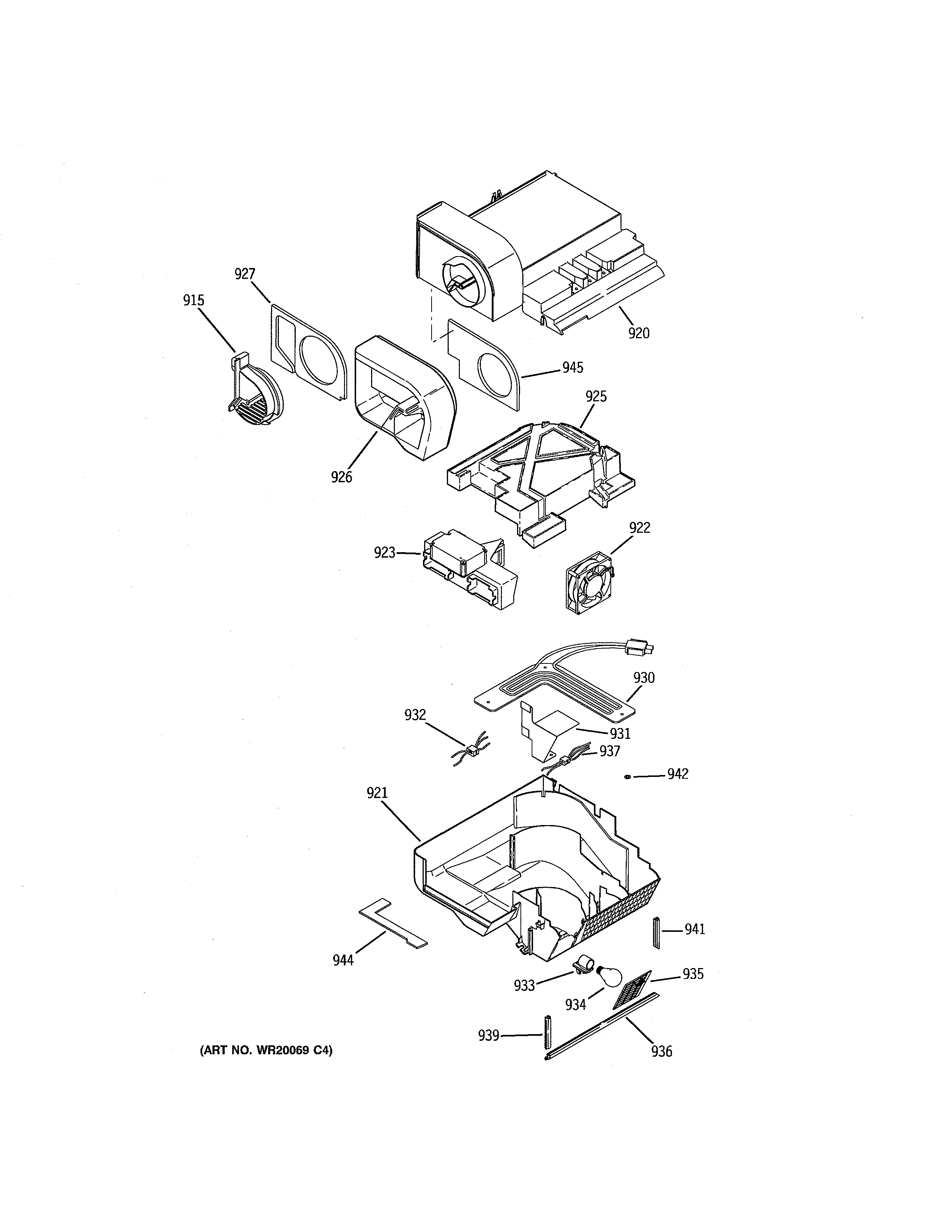 GE PSC23NSTESS custom cool diagram