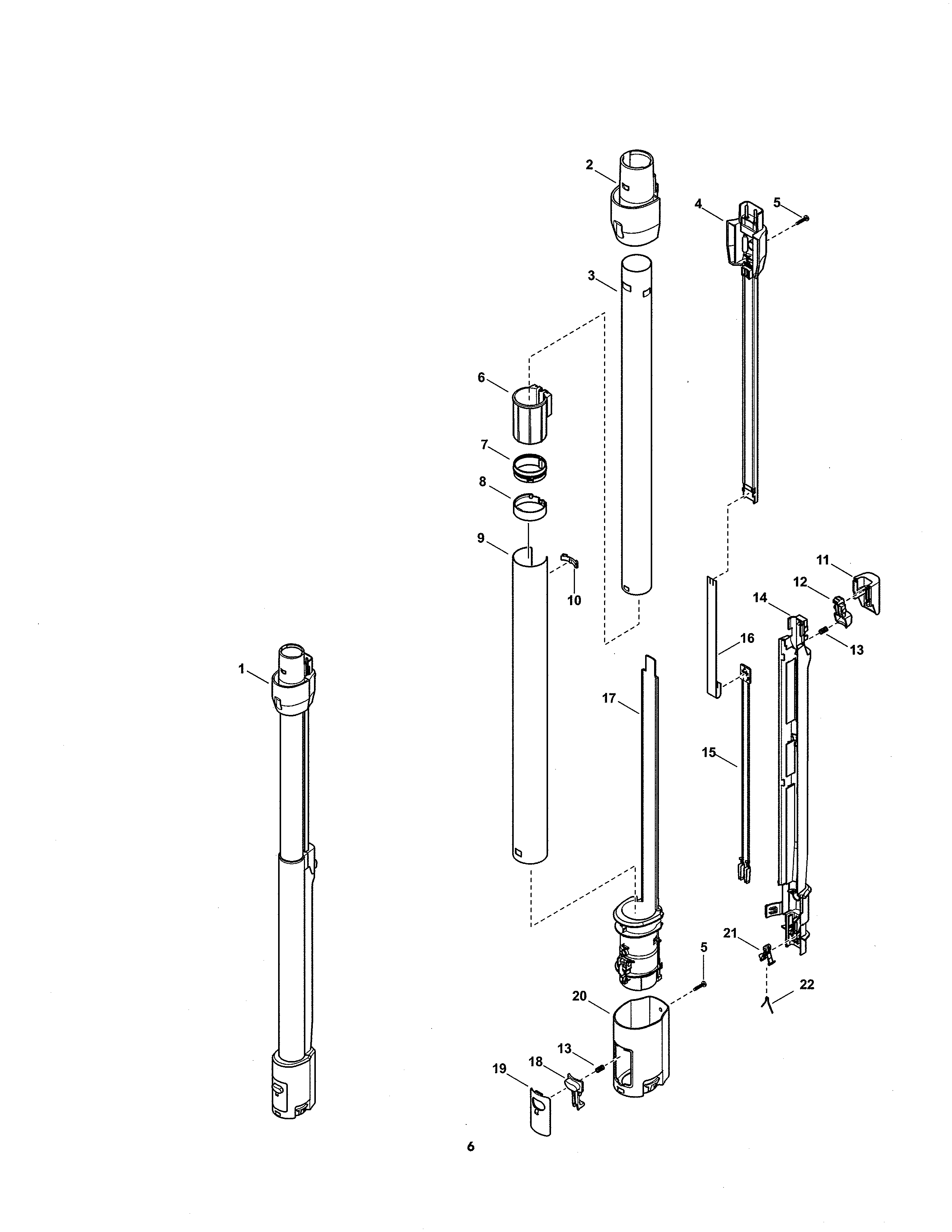 Kenmore 11621614015 extension wand diagram