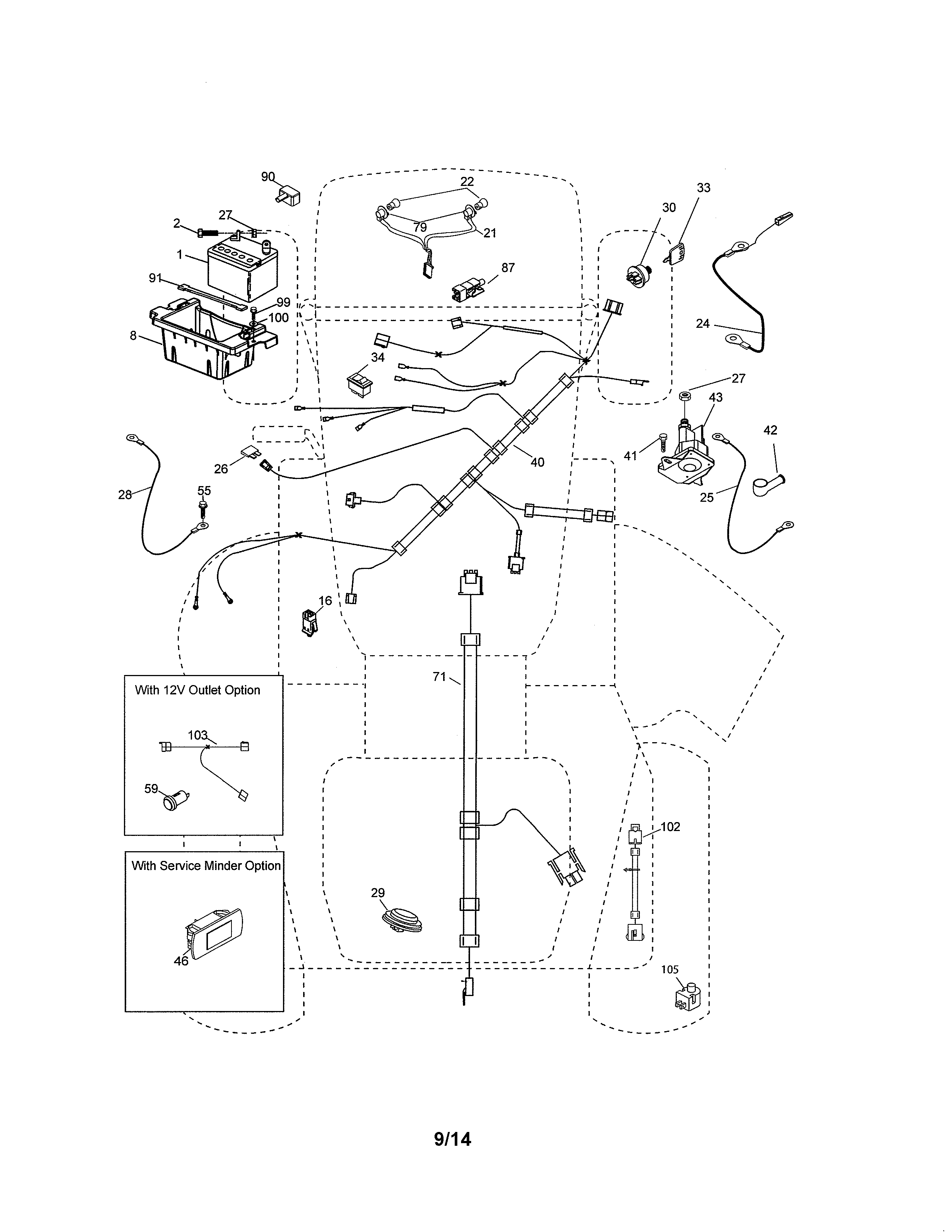 Craftsman 917288663 electrical diagram