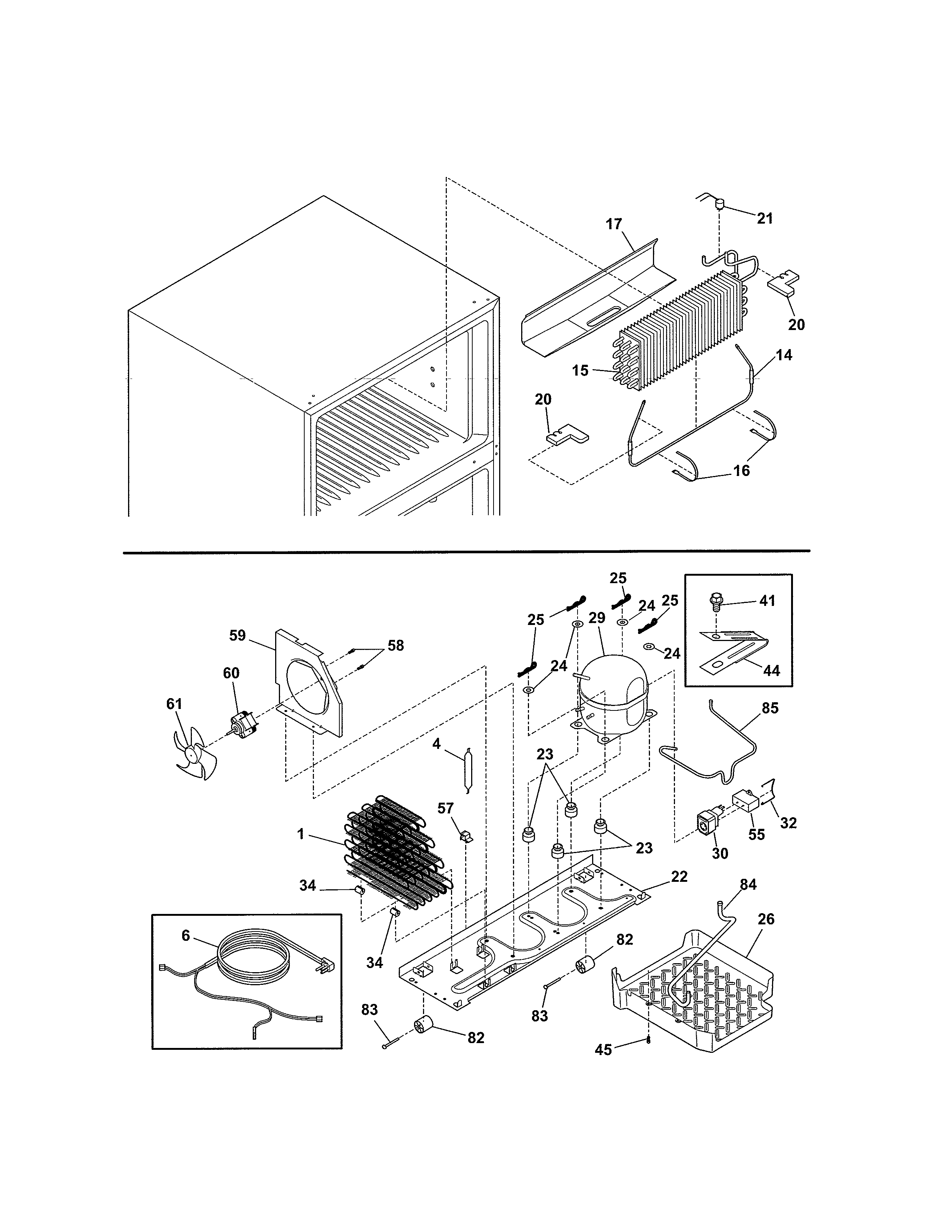 Kenmore 25362629017 system diagram