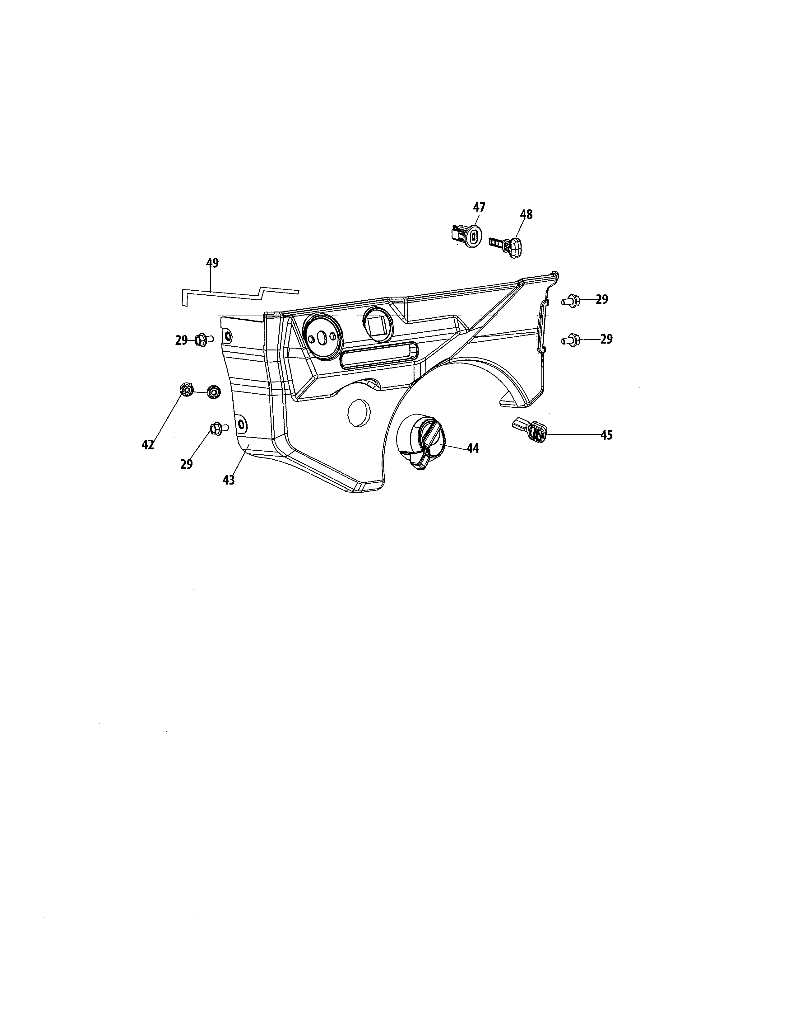 Craftsman 247887890 control panel diagram