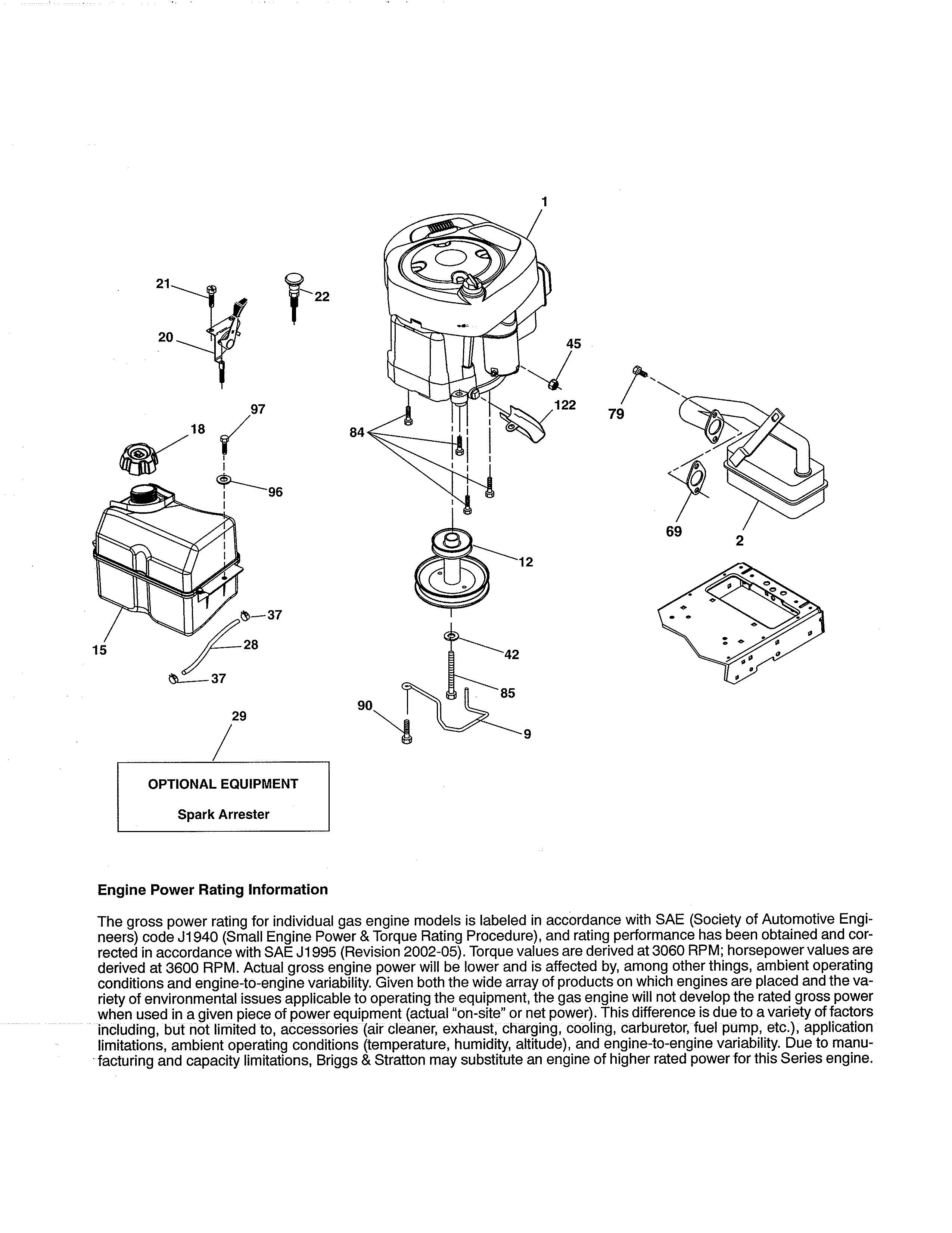 Craftsman 917255621 engine diagram