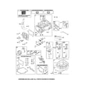 Craftsman 917370920 cylinder/crankshaft/sump diagram