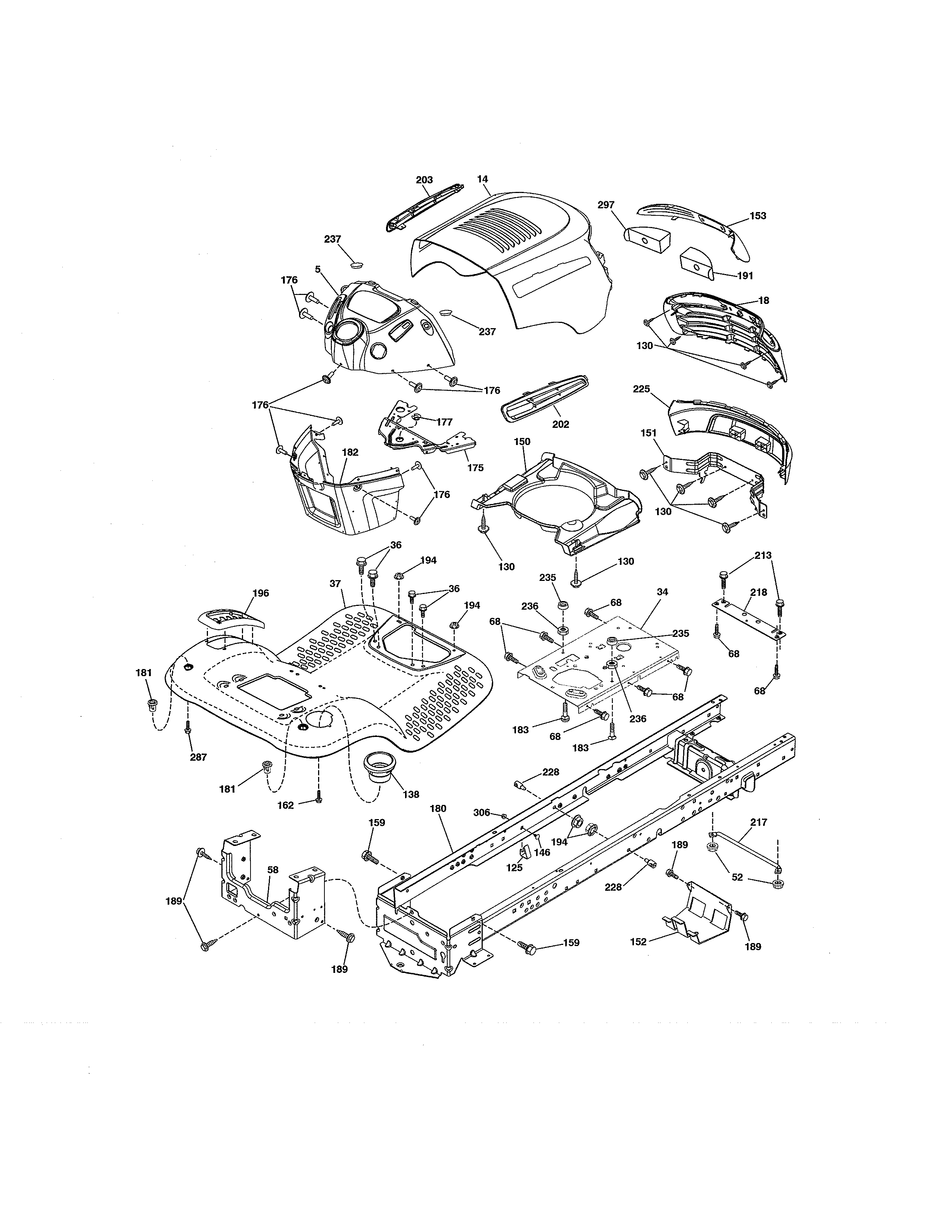 Craftsman 917986340 chassis diagram