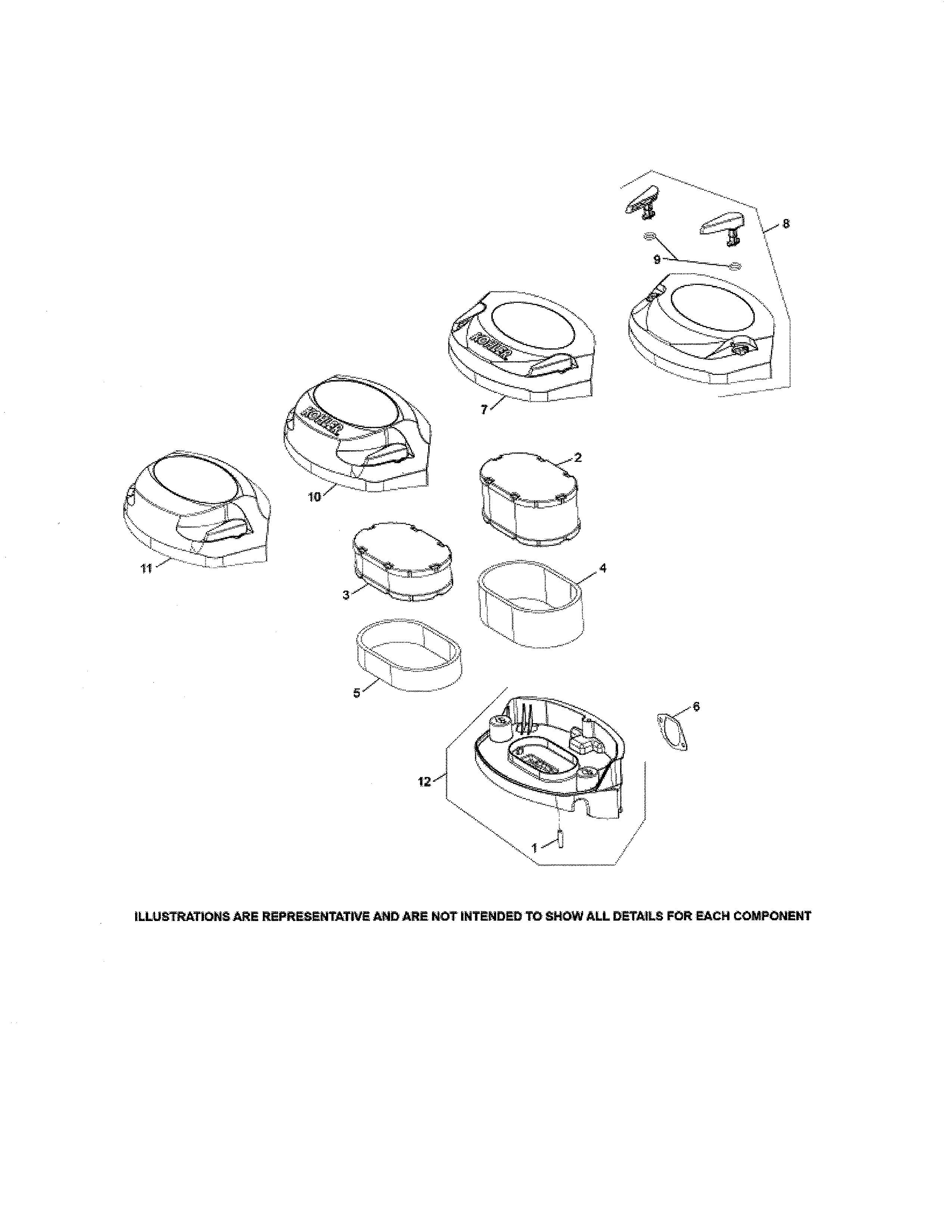 Craftsman 917258873 air intake diagram