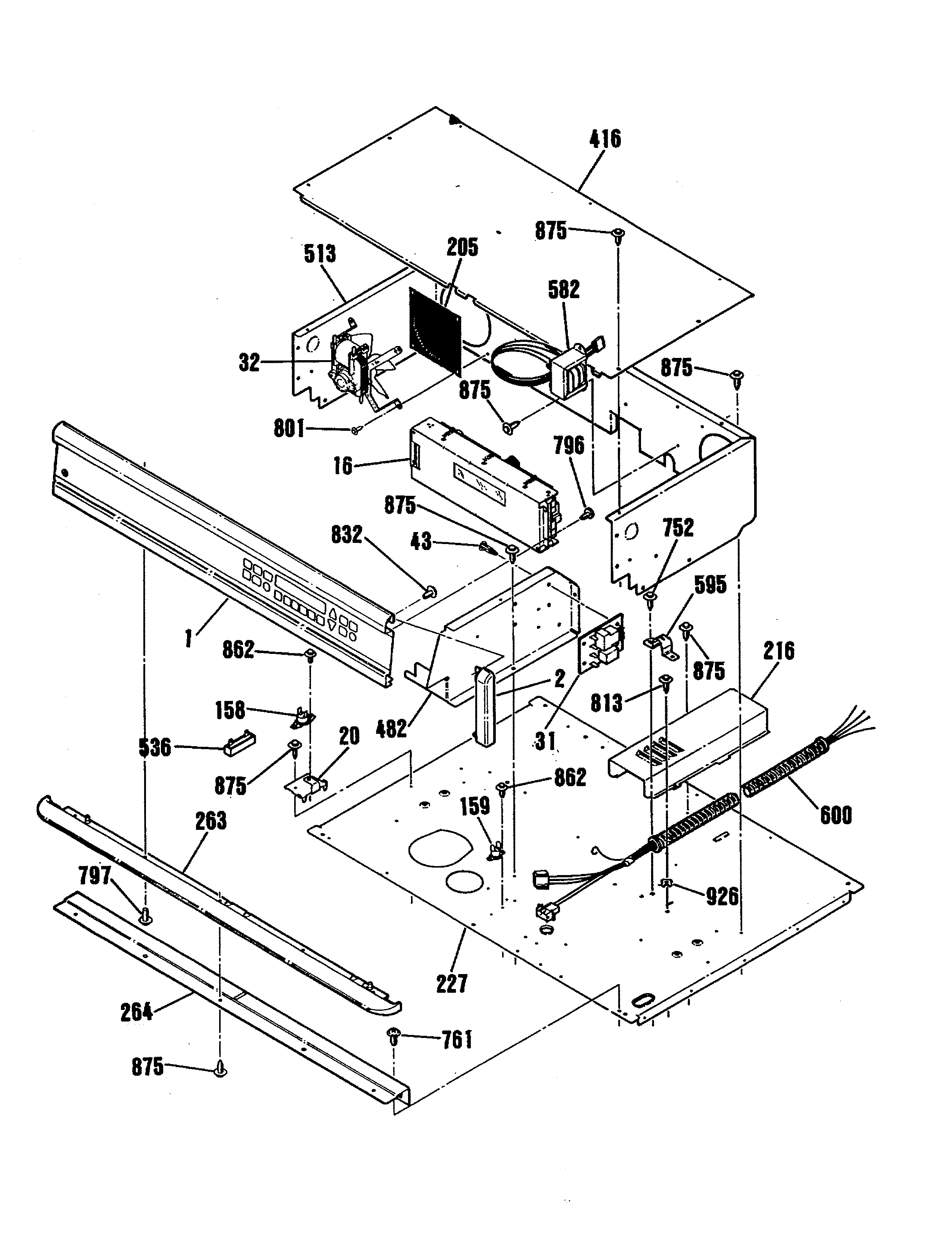 GE JTP55WV1WW control panel diagram
