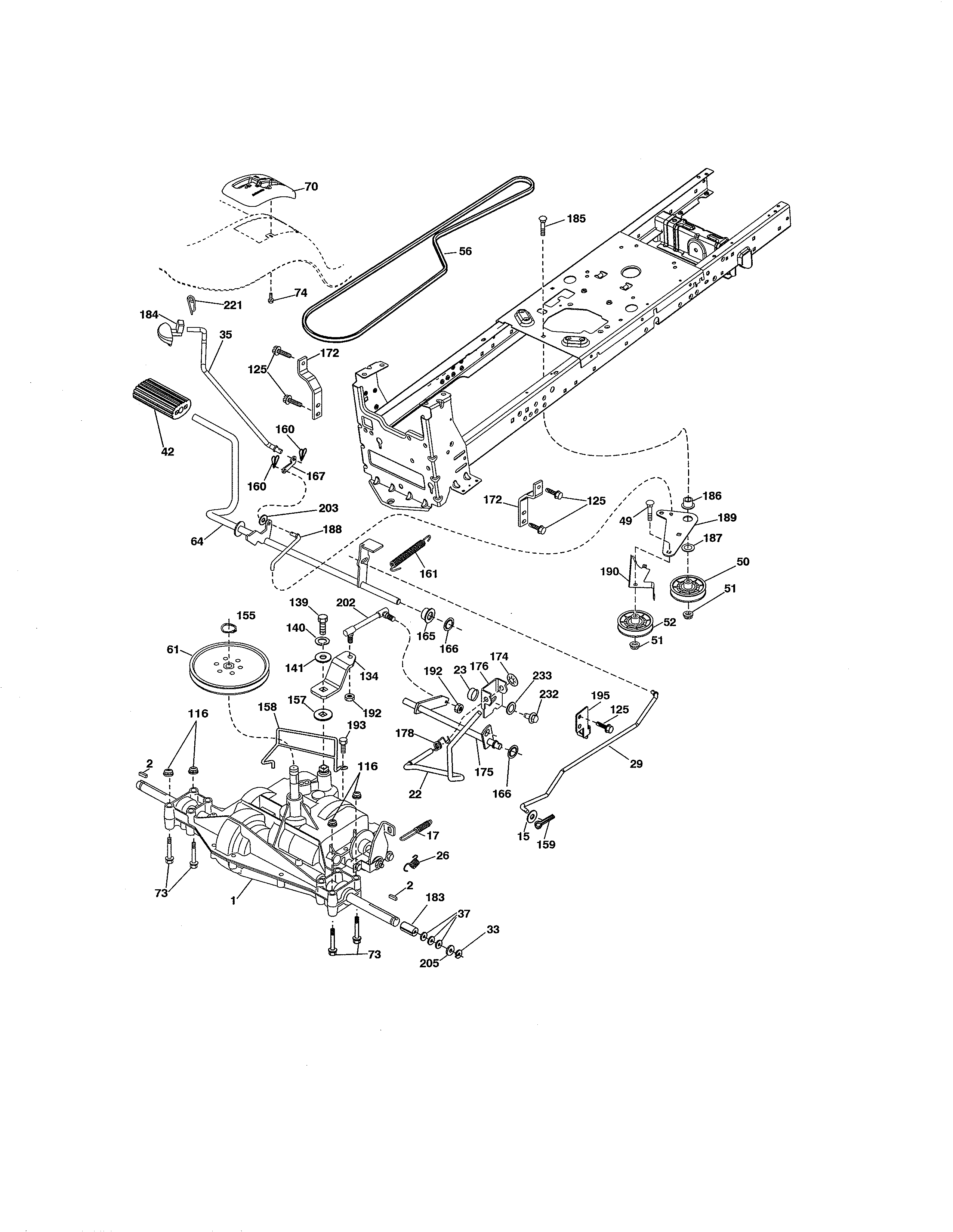 Craftsman 917986351 ground drive diagram