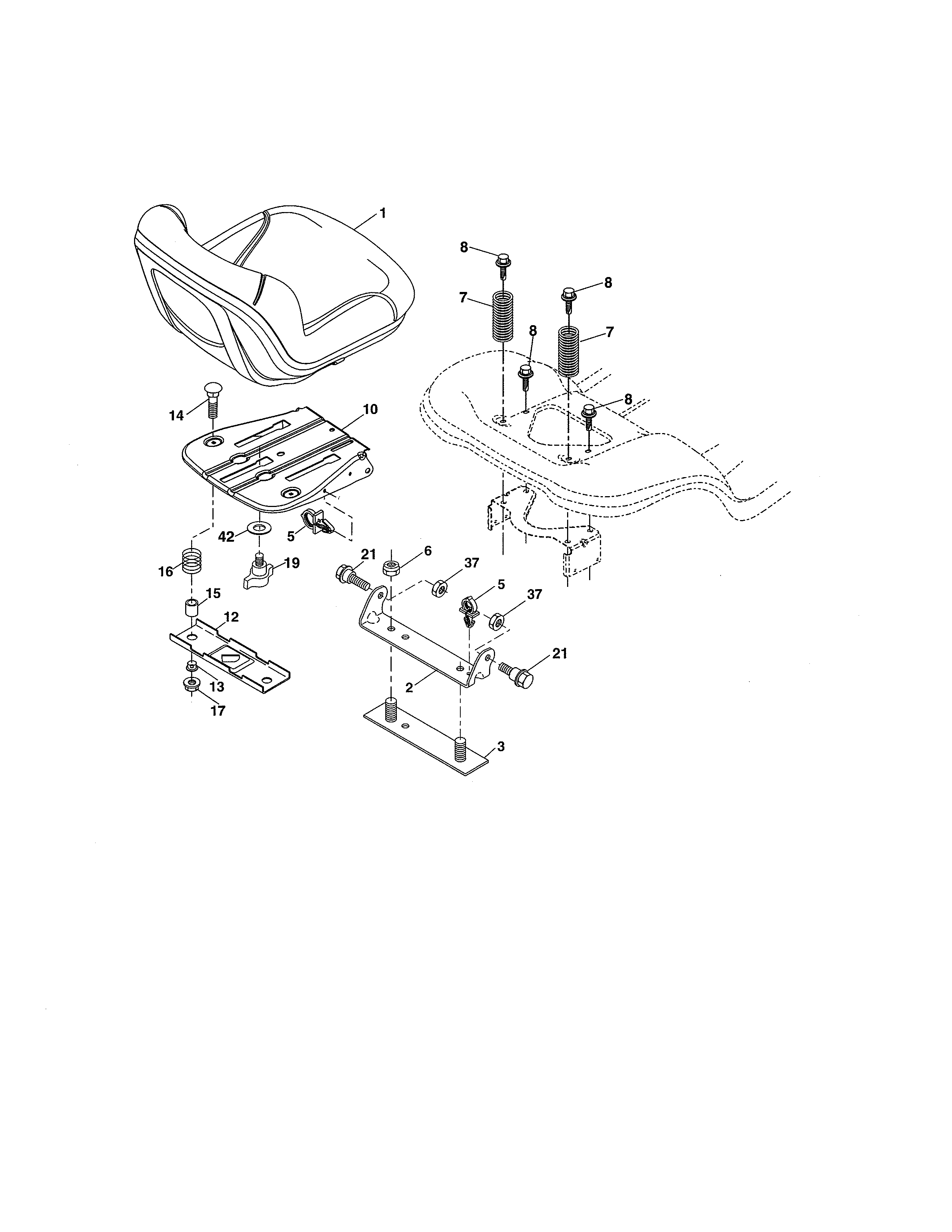 Craftsman 917986351 seat diagram
