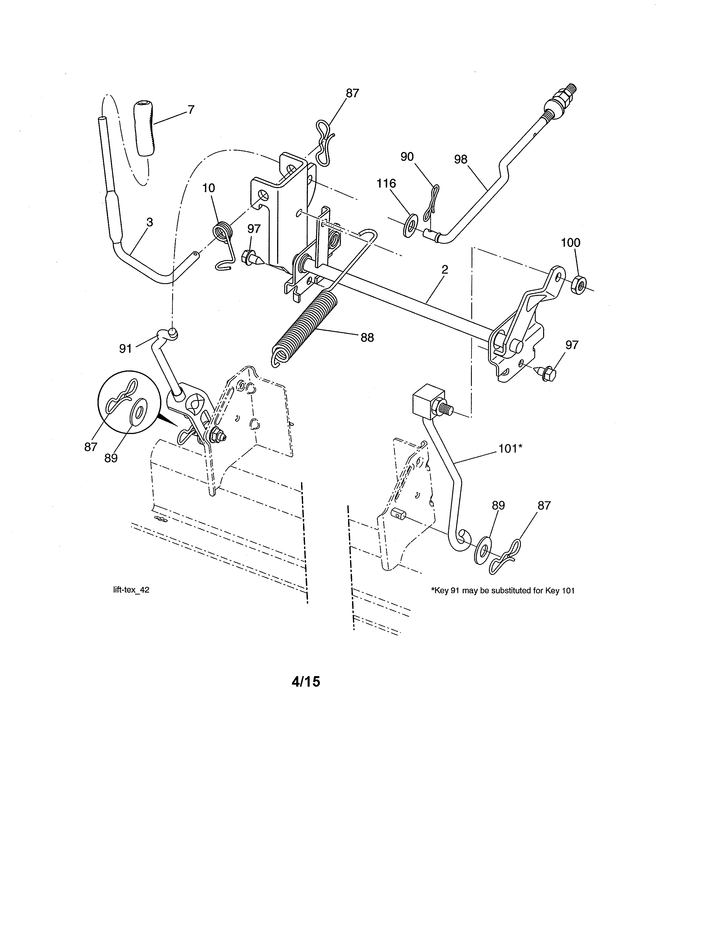 Craftsman 917986351 lift diagram