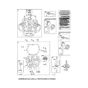 Snapper YT2350 (1694817) cylinder/sump/crankshaft diagram