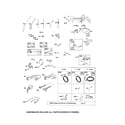 Snapper 2690176 alternator/control bracket diagram