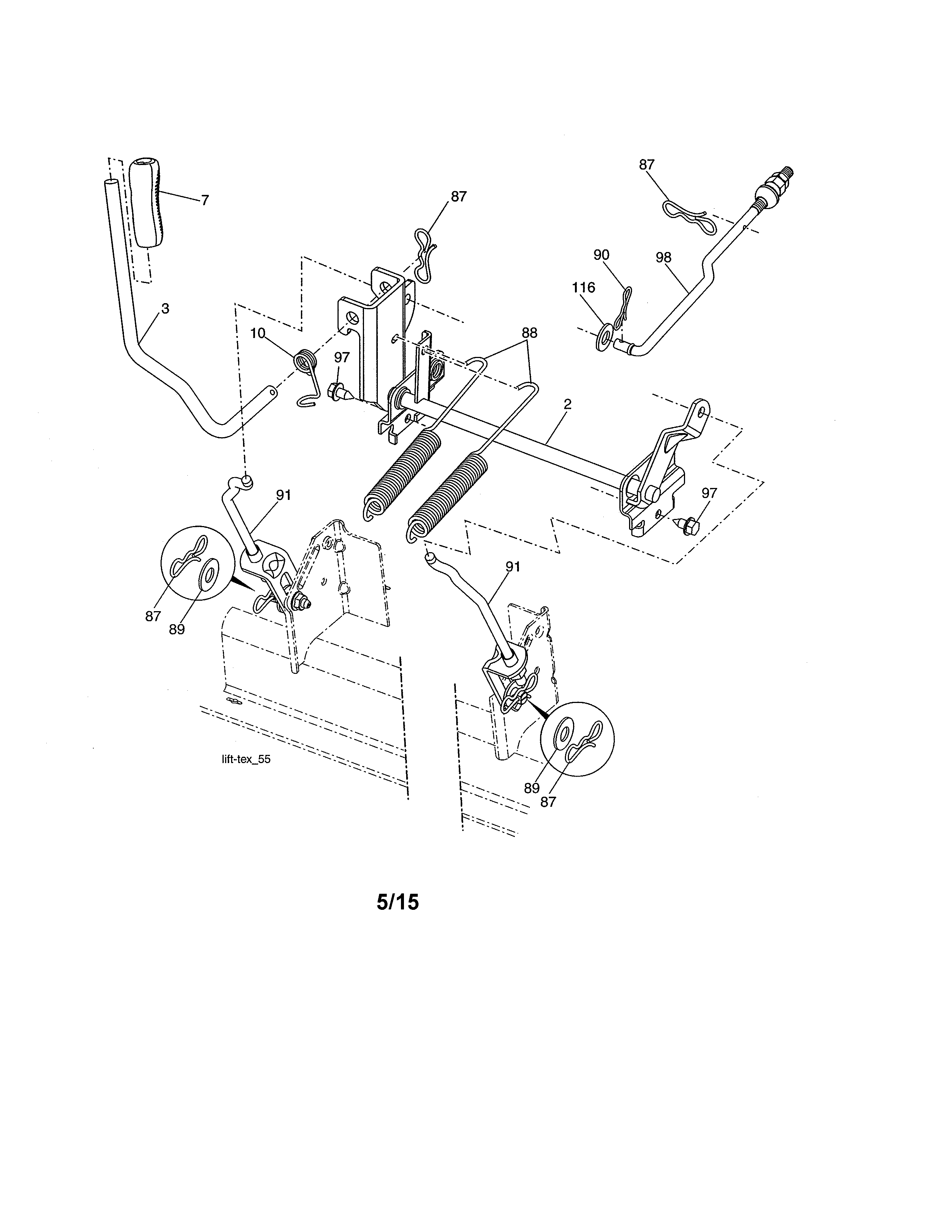 Craftsman 917204030 lift diagram