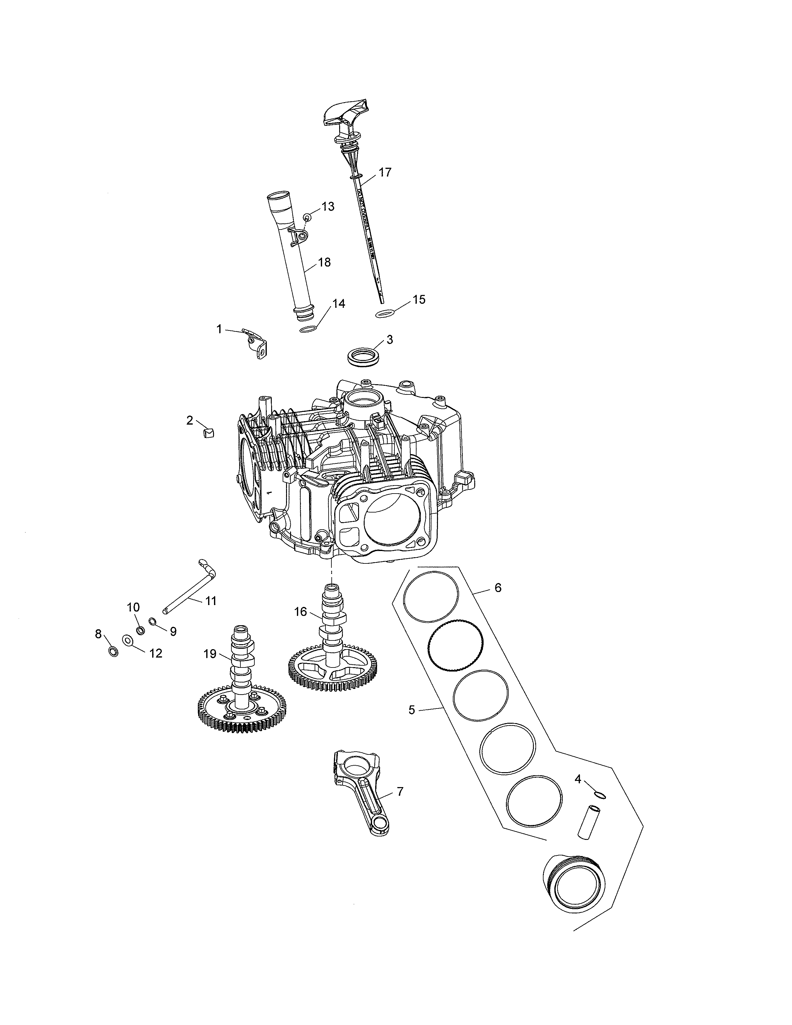 Craftsman 917986420 crankcase diagram