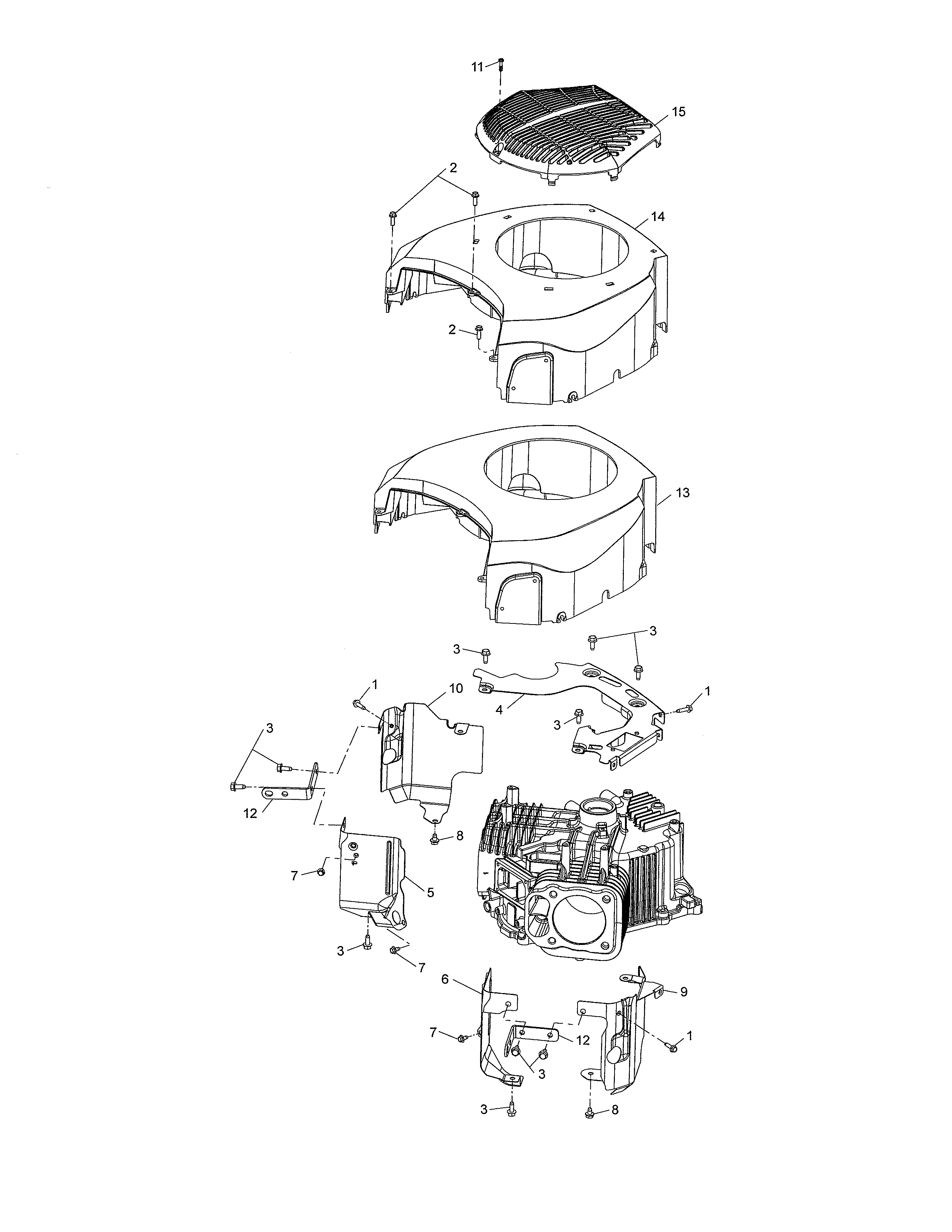 Craftsman 917986420 blower housing diagram