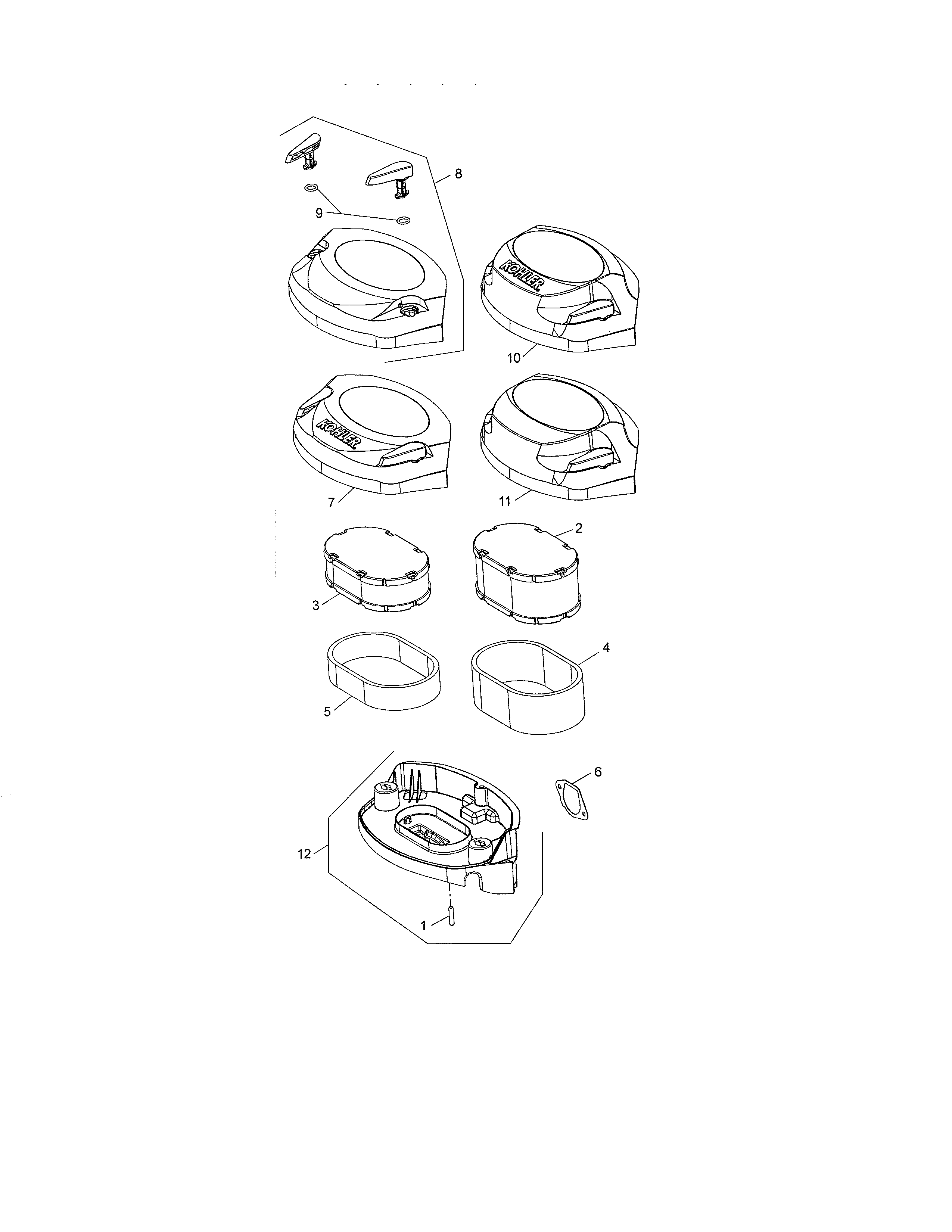 Craftsman 917986420 air intake diagram