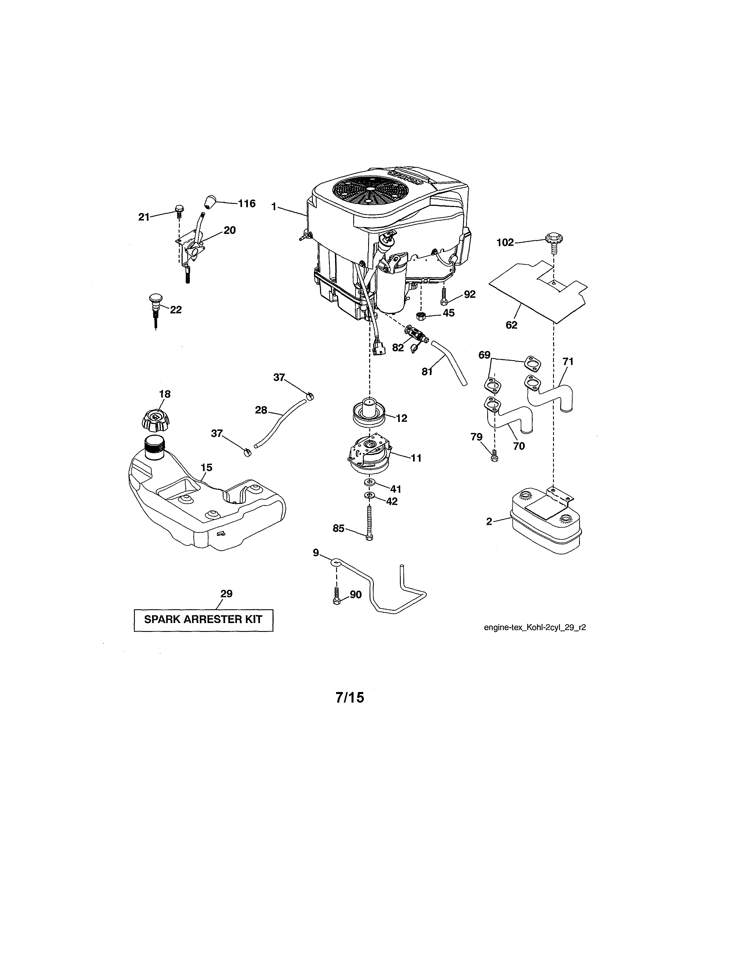 Craftsman 917986430 engine diagram