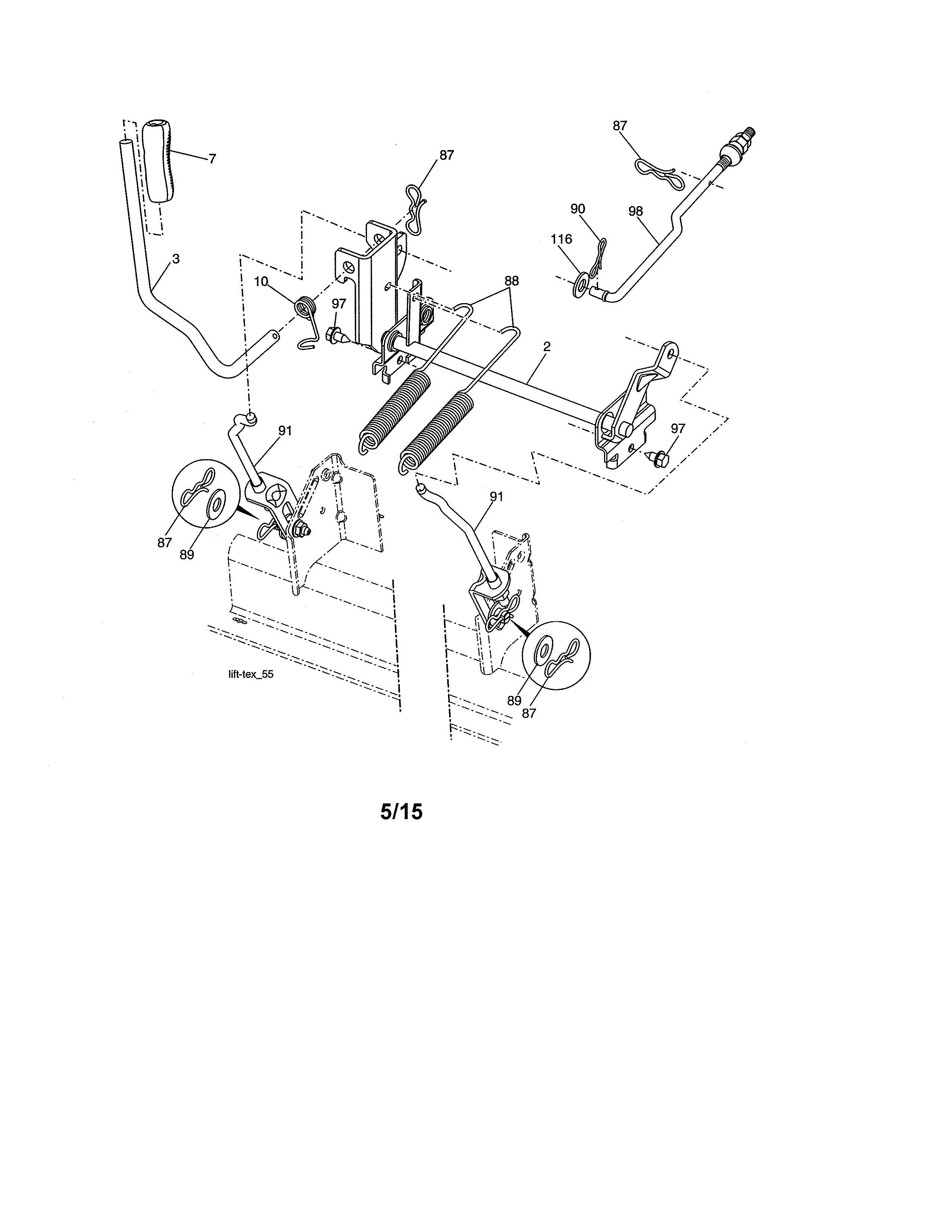 Craftsman 917986430 lift diagram