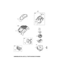 Craftsman 917374510 rewind starter/muffler diagram
